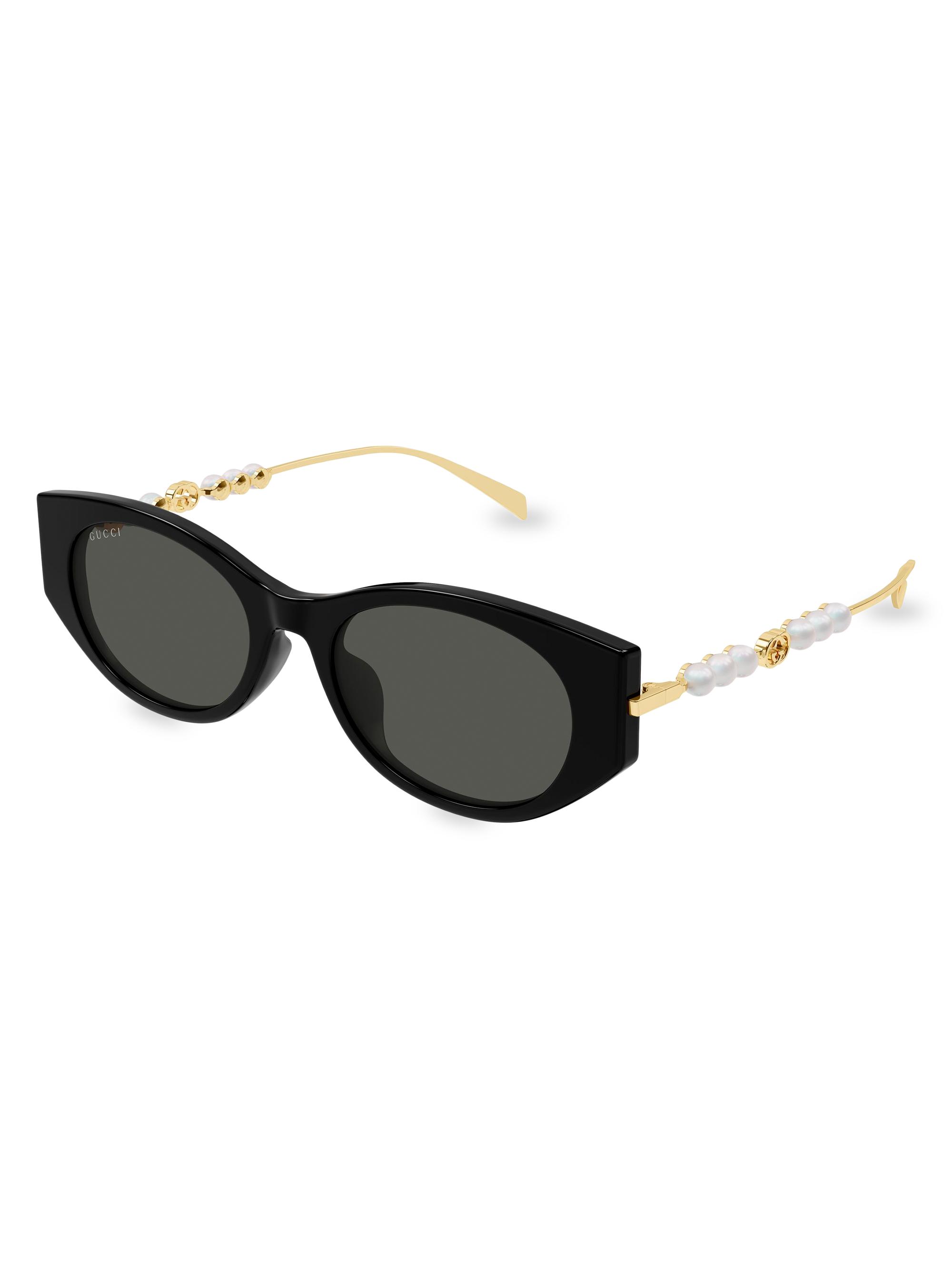 Saint Laurent Monogram Hinge 52MM Acetate Oval Sunglasses | Saks