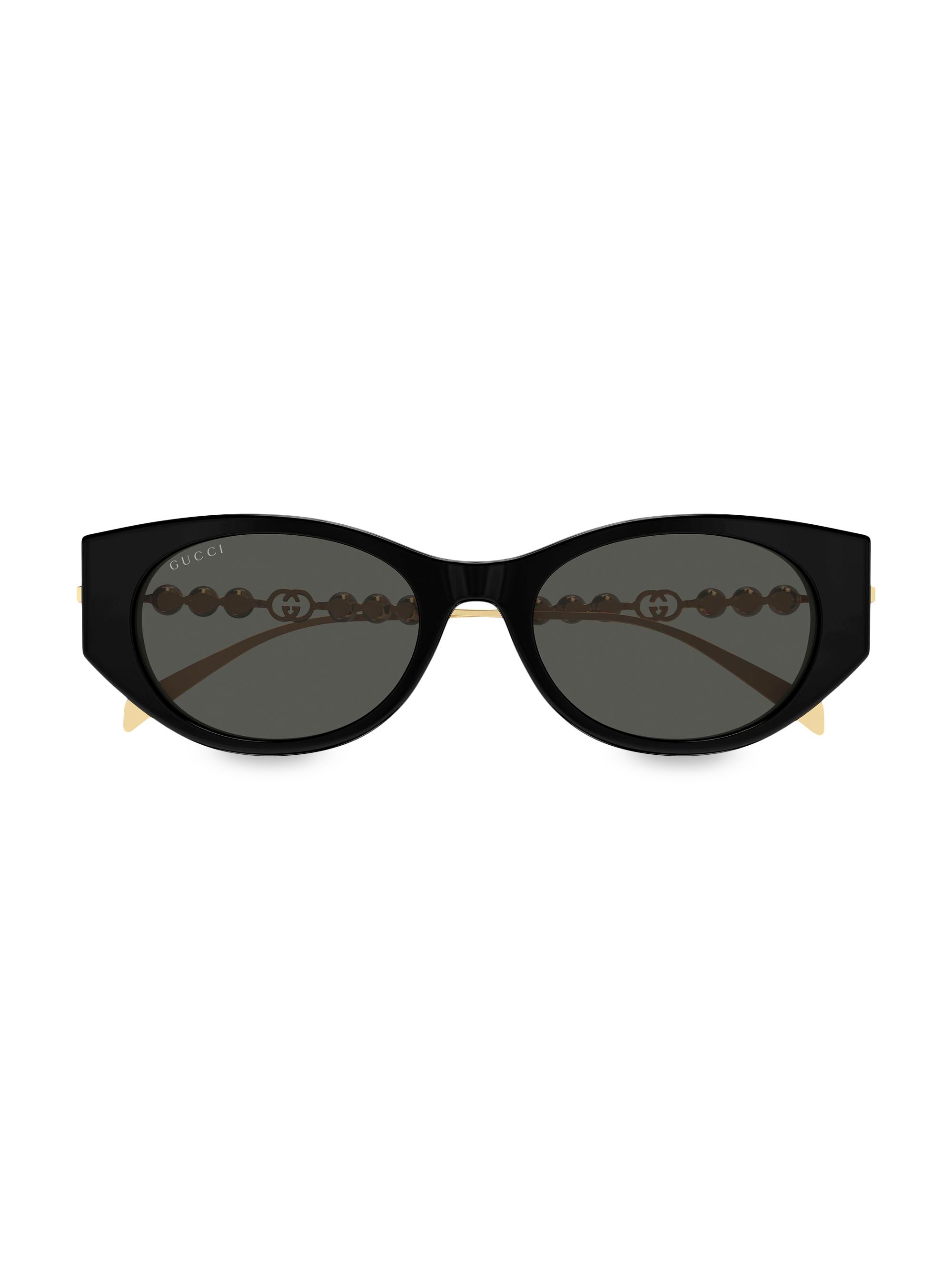 Gucci Pearls & Strass 54MM Cat-Eye Sunglasses | Saks Fifth Avenue