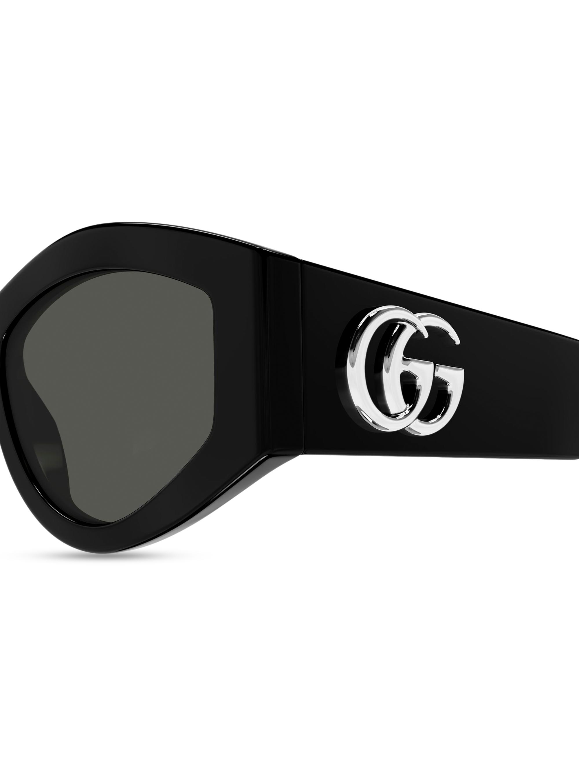 Gucci GG Extruded 53MM Oval Sunglasses | Saks Fifth Avenue