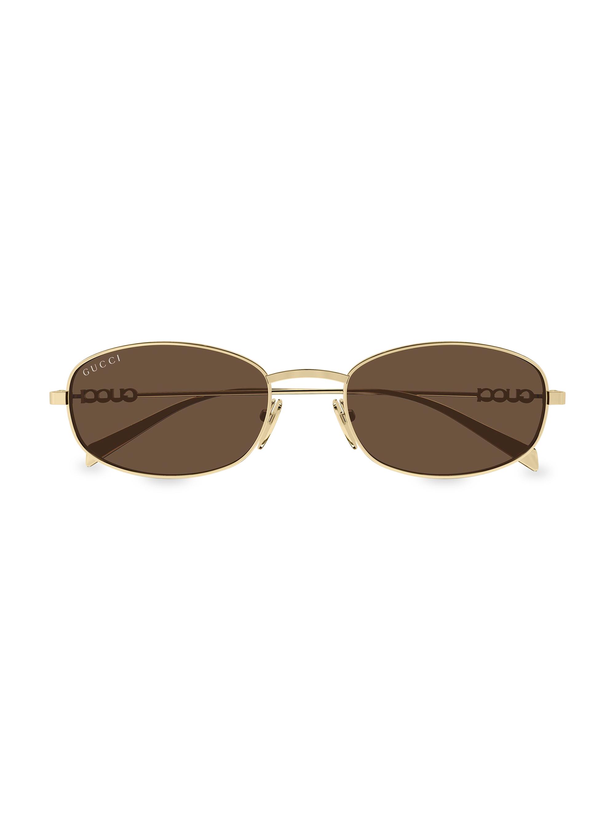 Gucci Gucci Block 54MM Oval Sunglasses | Saks Fifth Avenue