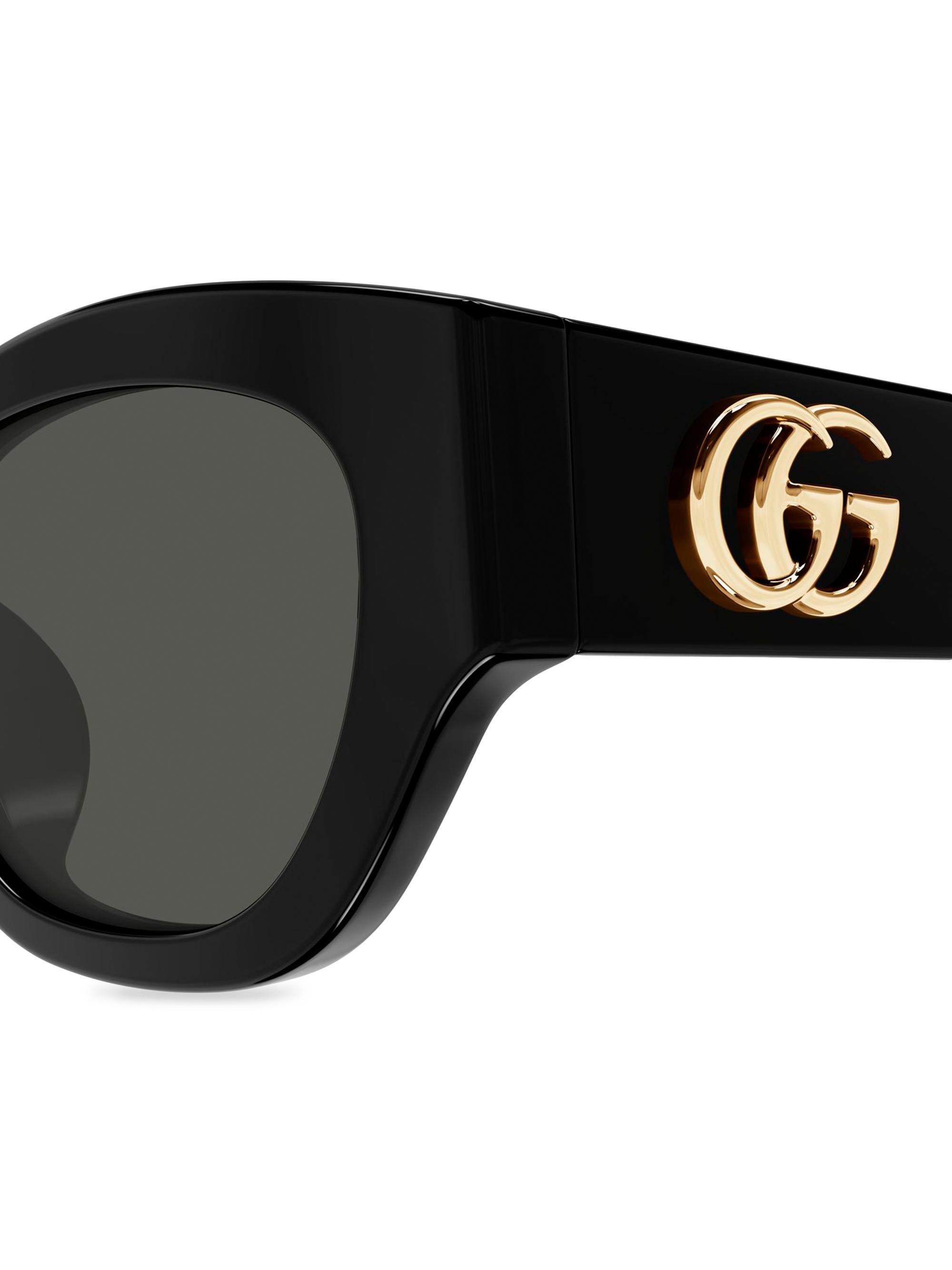 Gucci GG Extruded 53MM Cat-Eye Sunglasses | Saks Fifth Avenue
