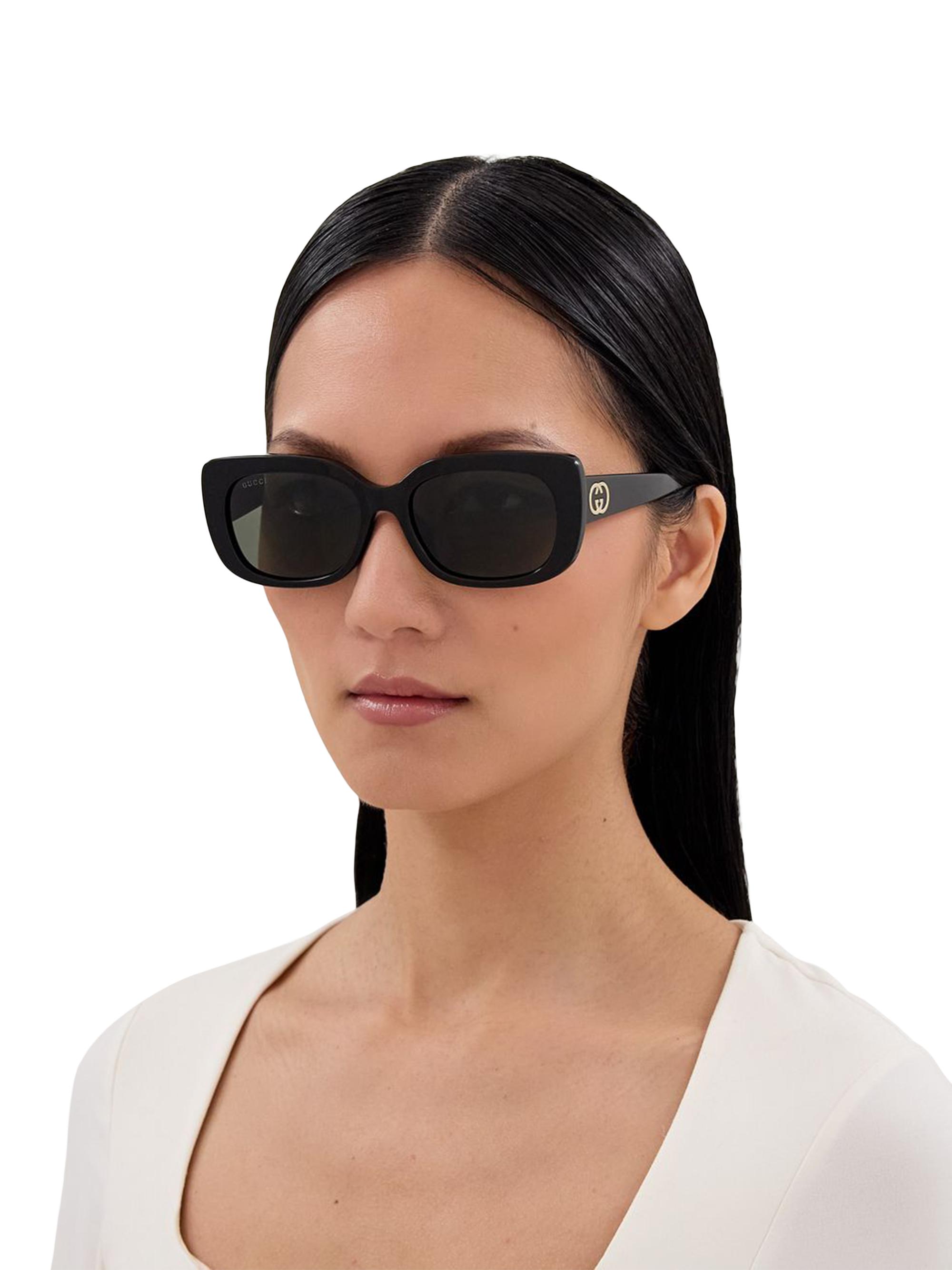 Gucci GG Muse 55MM Square Sunglasses | Saks Fifth Avenue