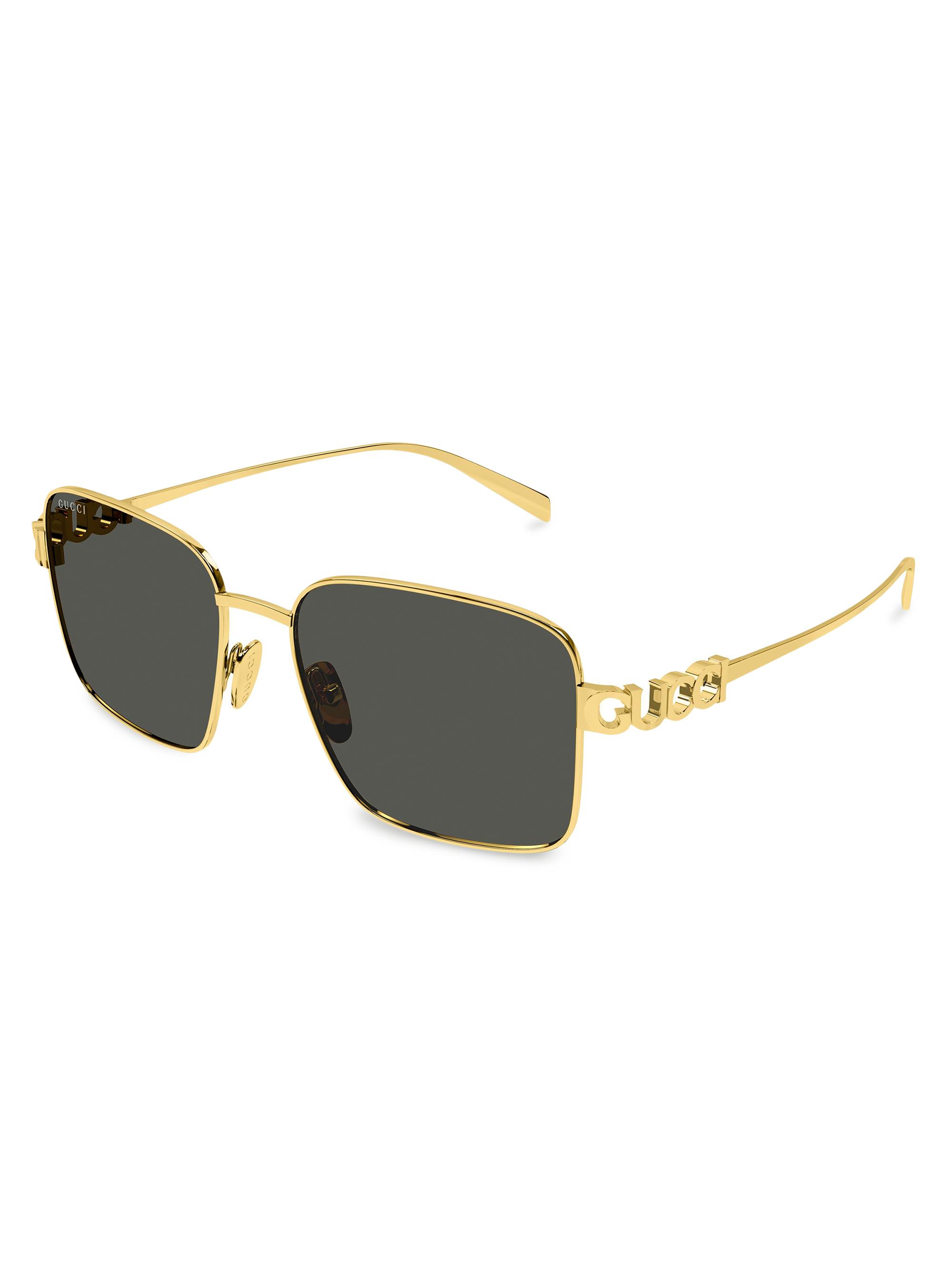 Gucci Horsebit 60MM Pilot Sunglasses | Saks Fifth Avenue