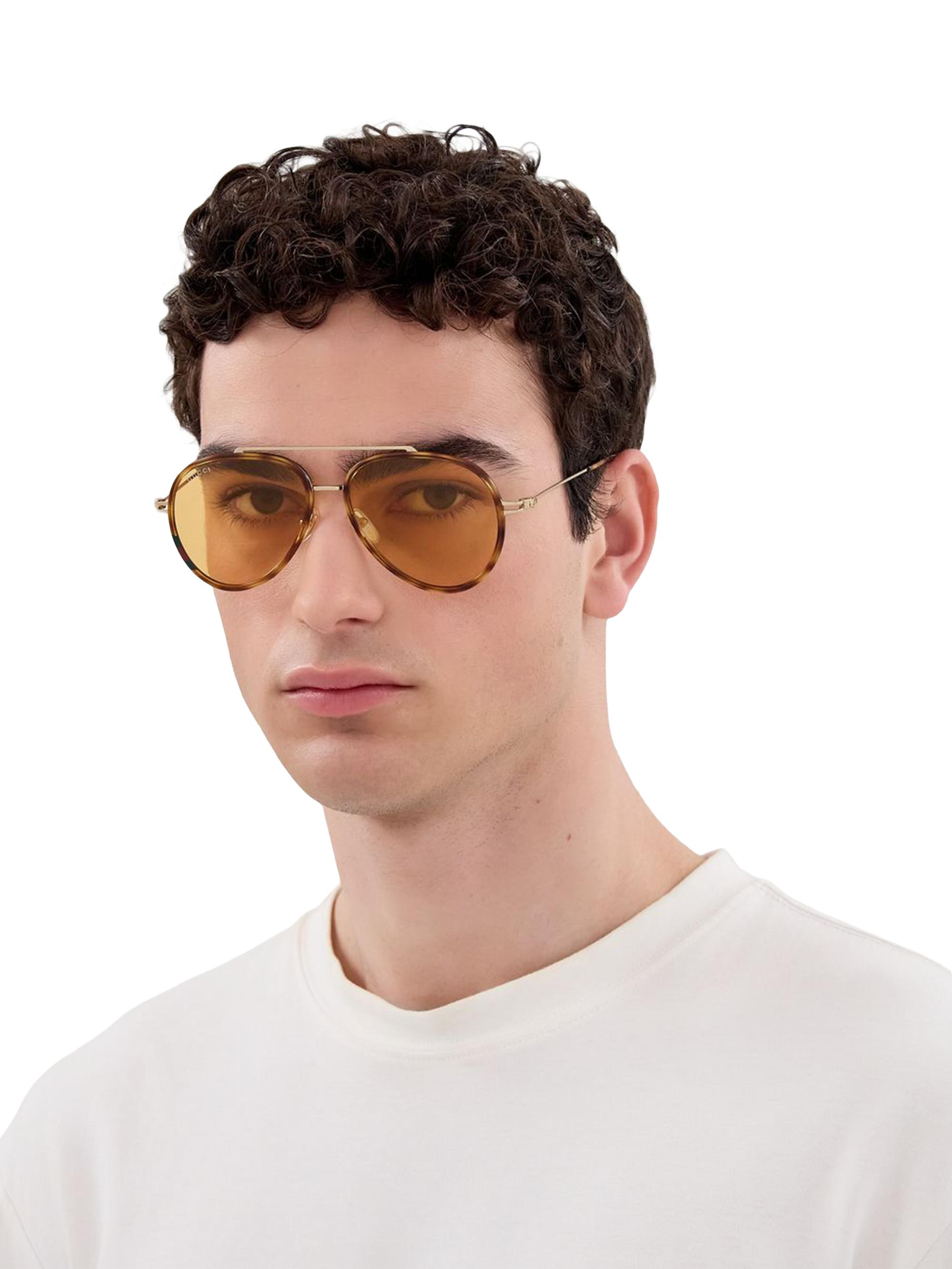 Gucci GG Tiny 56MM Aviator Sunglasses | Saks Fifth Avenue