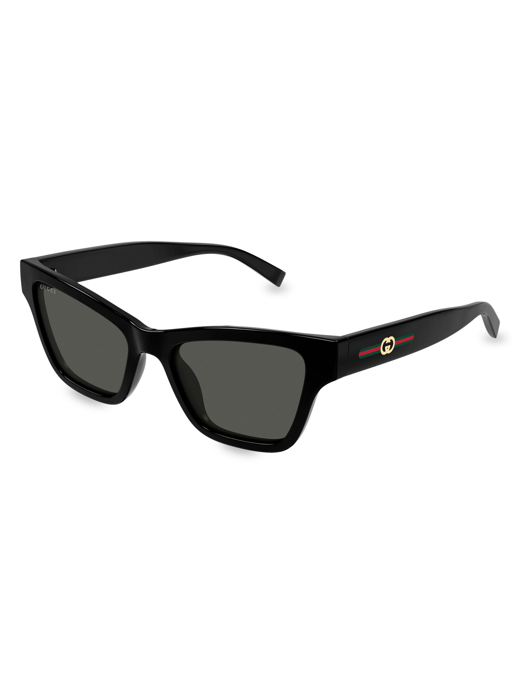 Gucci Women's  Lines 53MM Cat-Eye Sunglasses - Black
