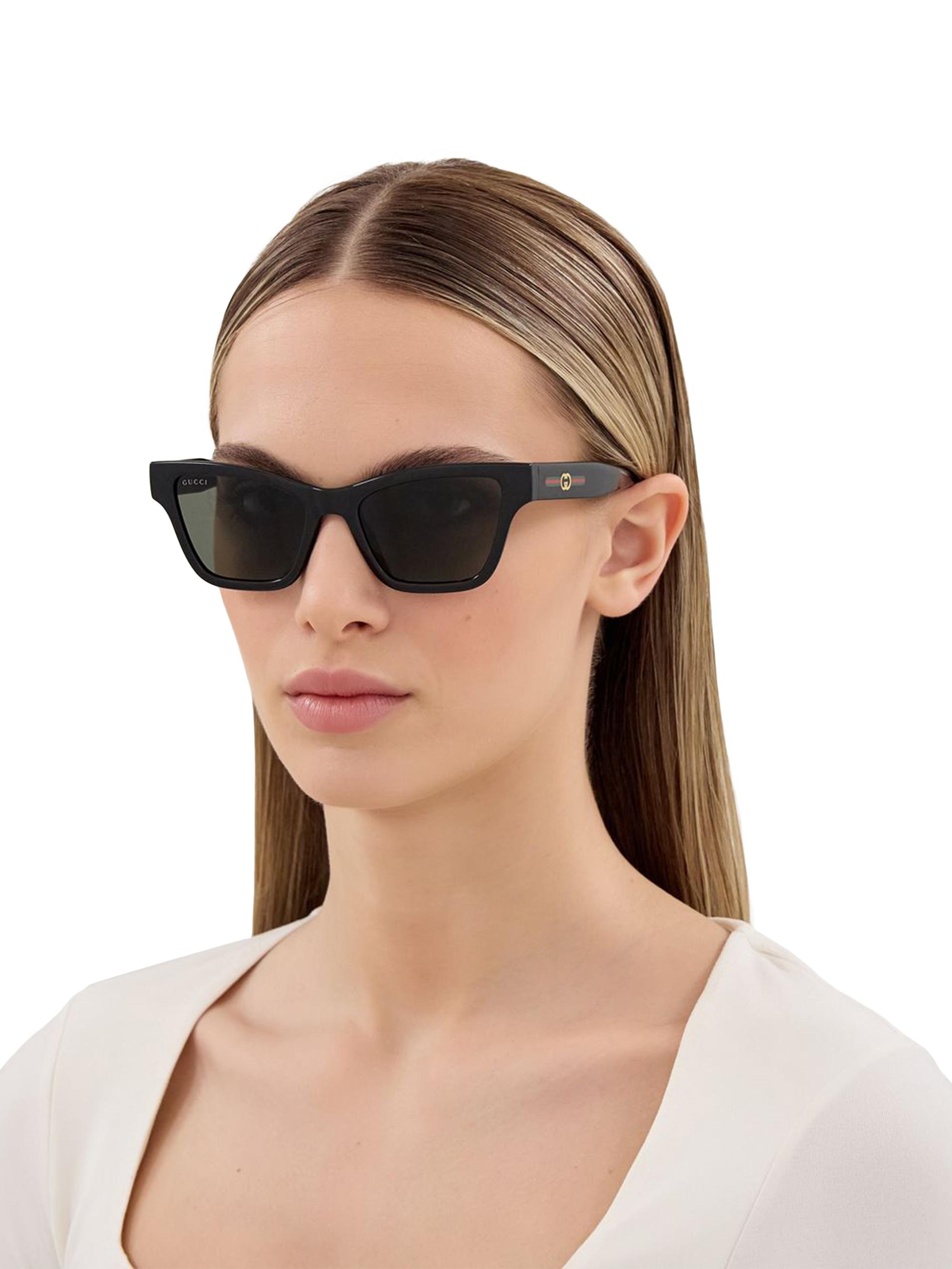 Gucci Gucci Lines 53MM Cat-Eye Sunglasses | Saks Fifth Avenue