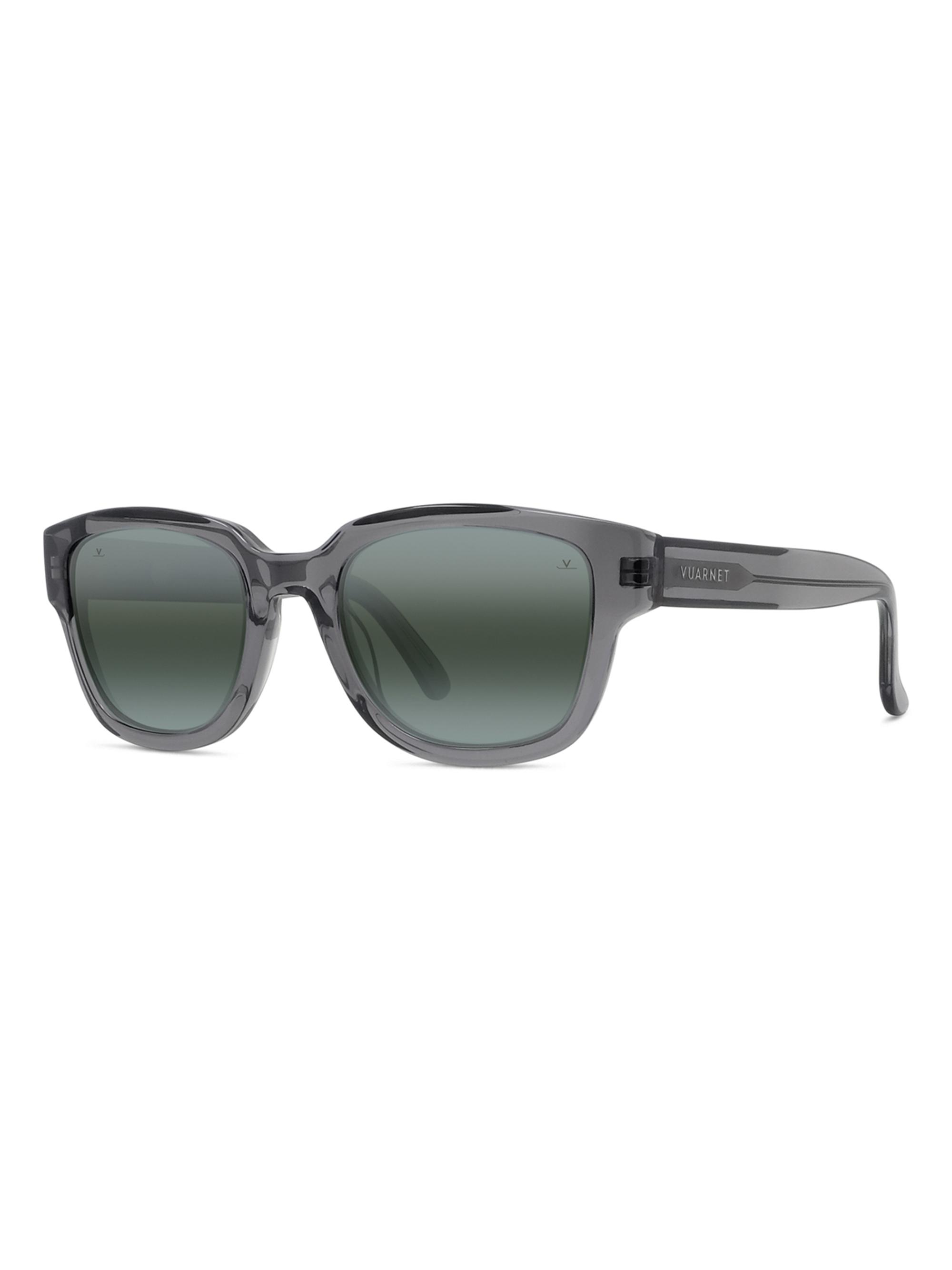 Vuarnet Men's Lifestyle Belvedere Square Sunglasses - Grey And Smoke Mirror
