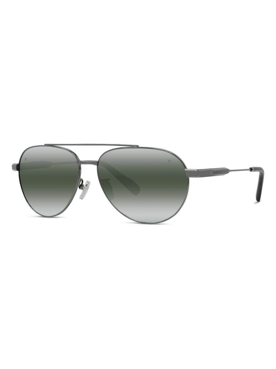 Vuarnet Men's Lifestyle Horizon 03 Pilot Sunglasses In Gray