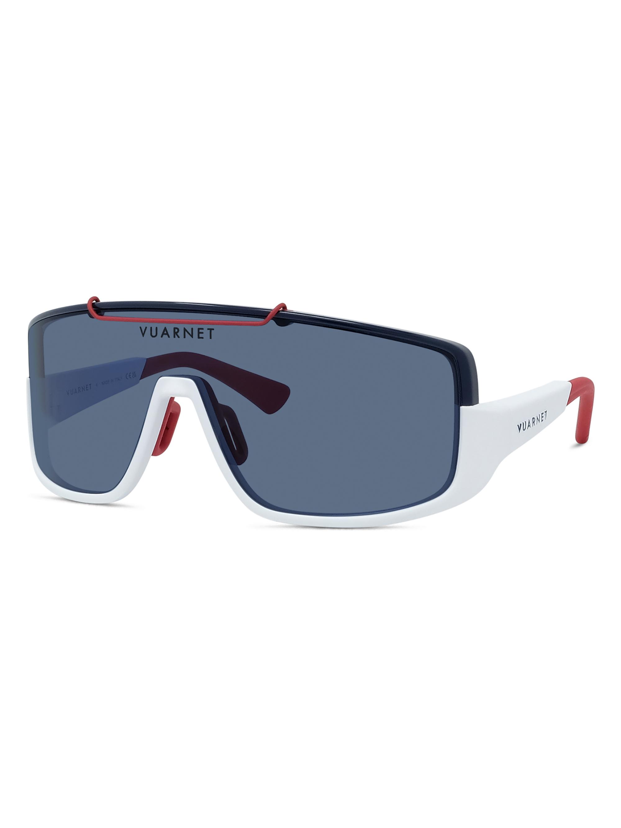 Vuarnet Men's Outdoor Racing 06 Mask Sunglasses - White Blue