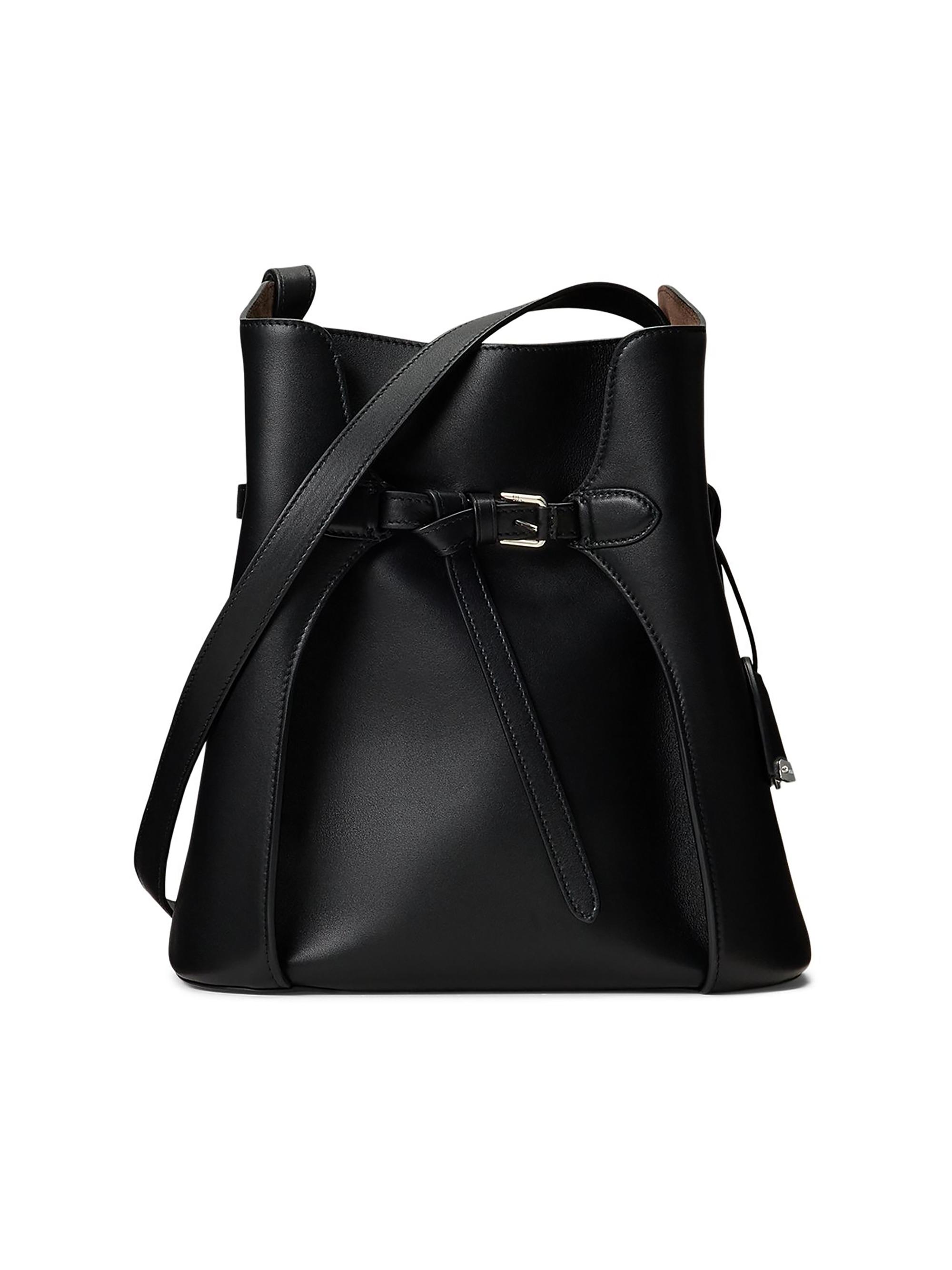Polo Ralph Lauren Women's Leather Bucket Bag - Black