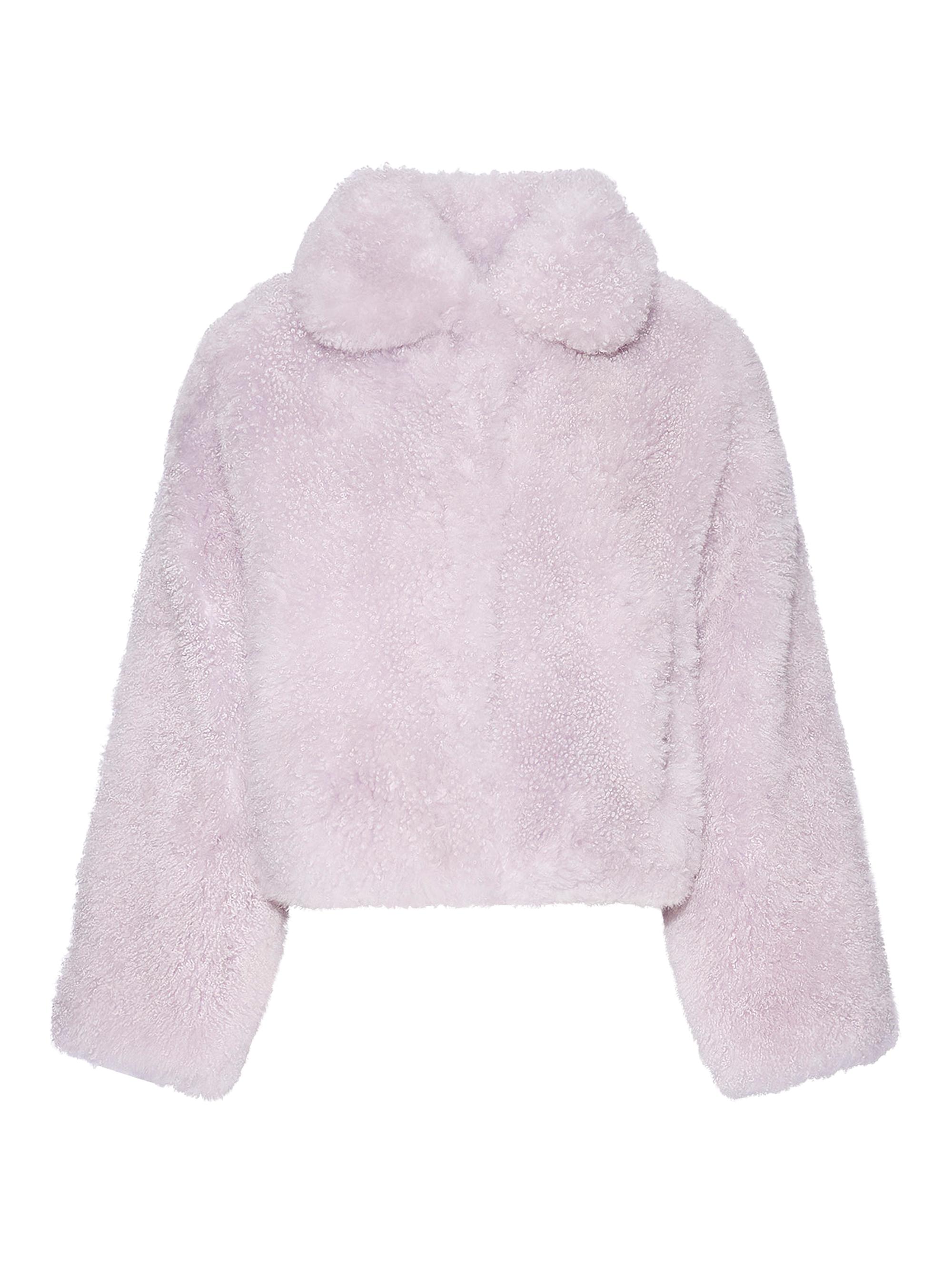 Yves Salomon Women's Veste Shearling Jacket - Lilas