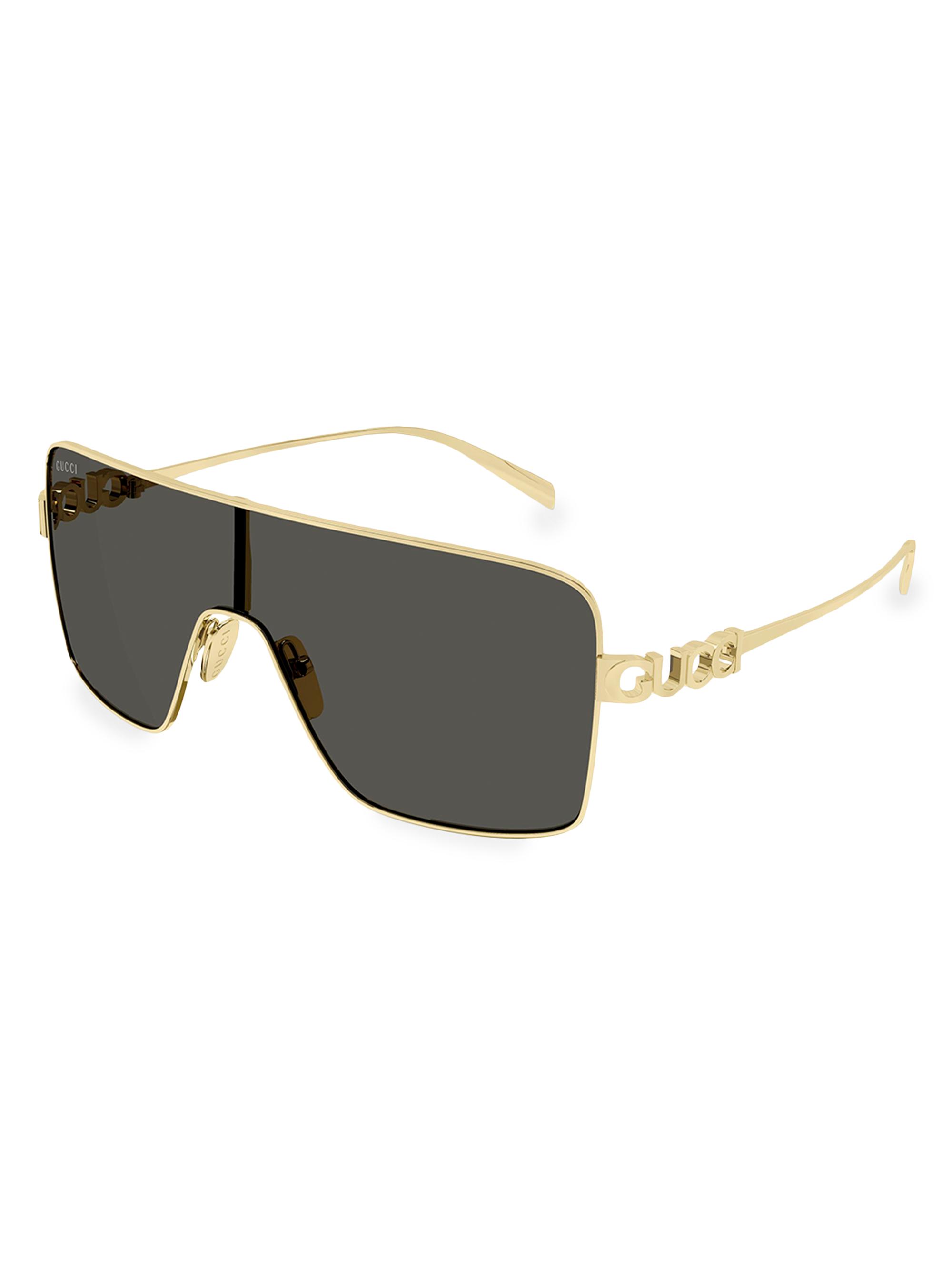 Gucci Block Bending 99MM Shield Sunglasses | Saks Fifth Avenue