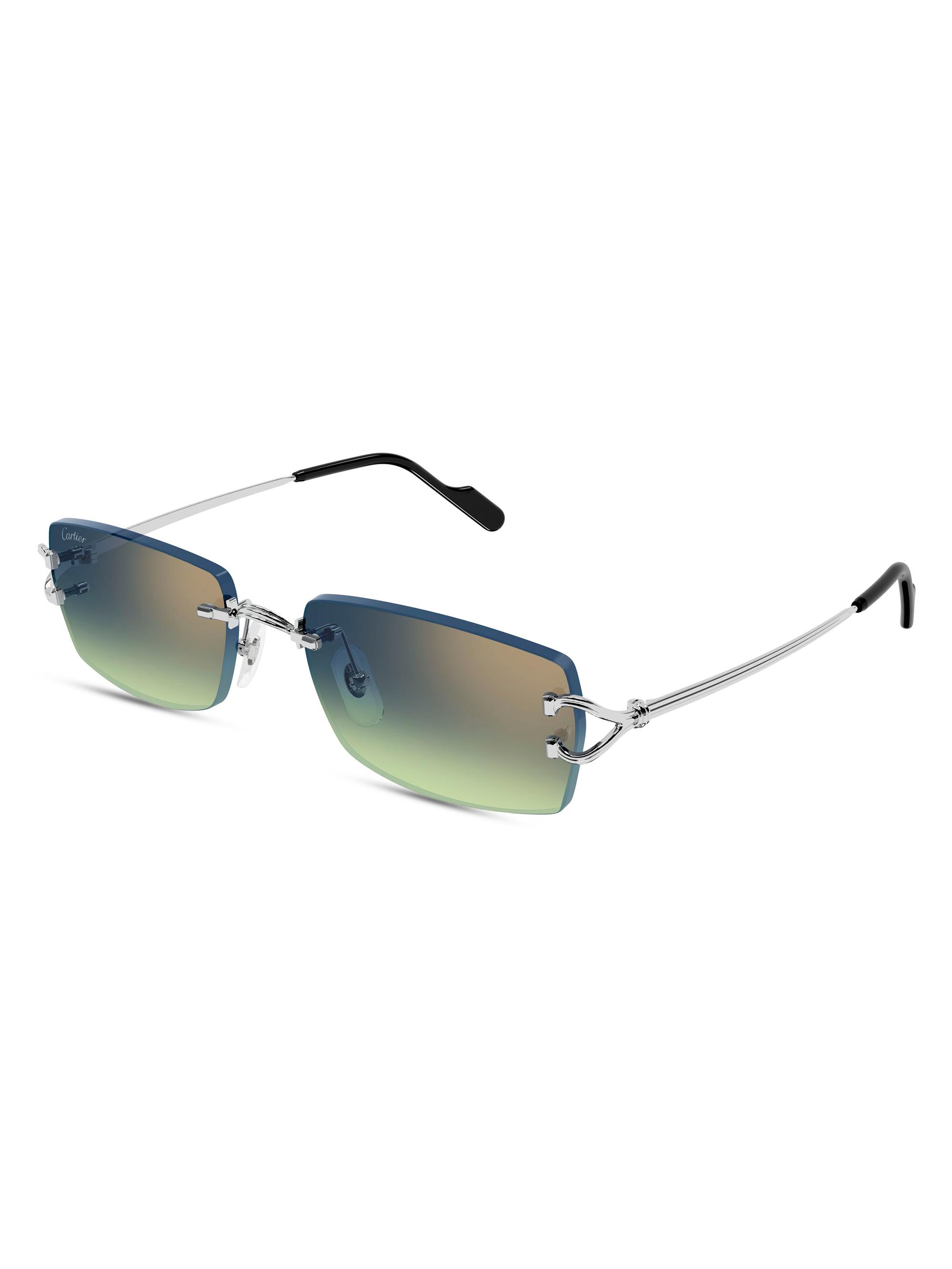 C Décor 56MM Rimless Rectangular Sunglasses