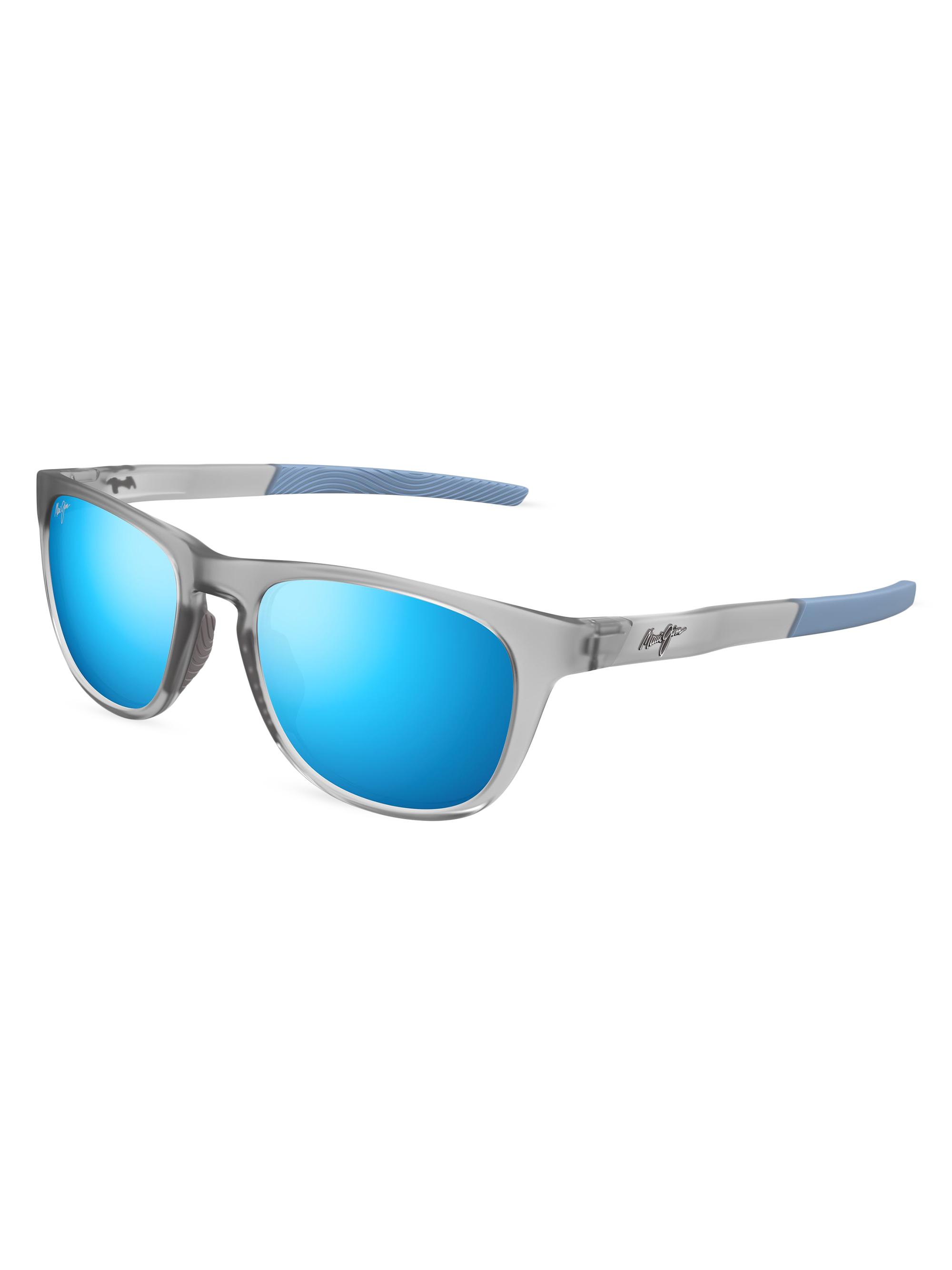 Maui Jim Men's 53MM Oval Sunglasses - Grey Blue