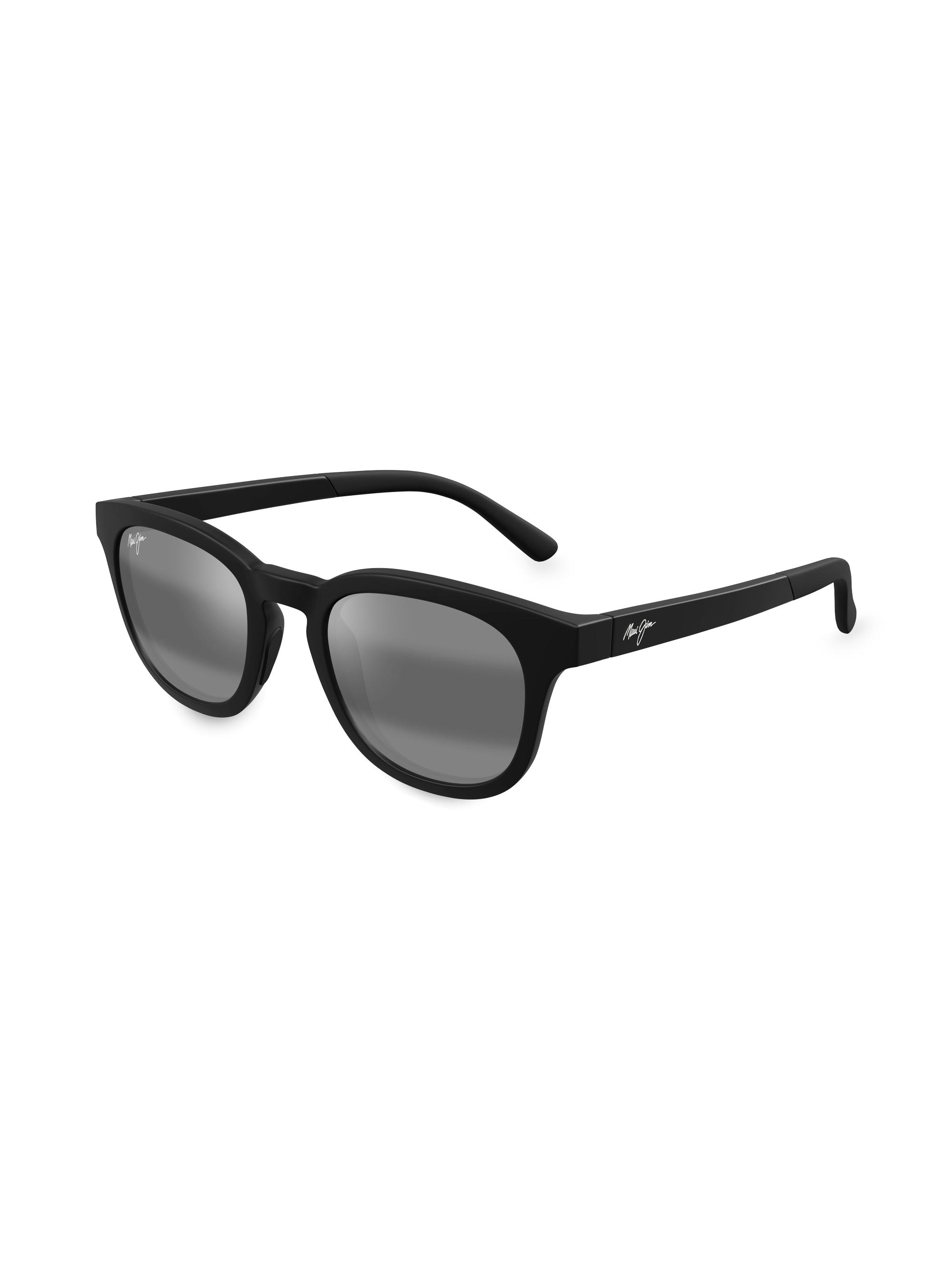Maui Jim Men's 49MM Round Sunglasses - Black