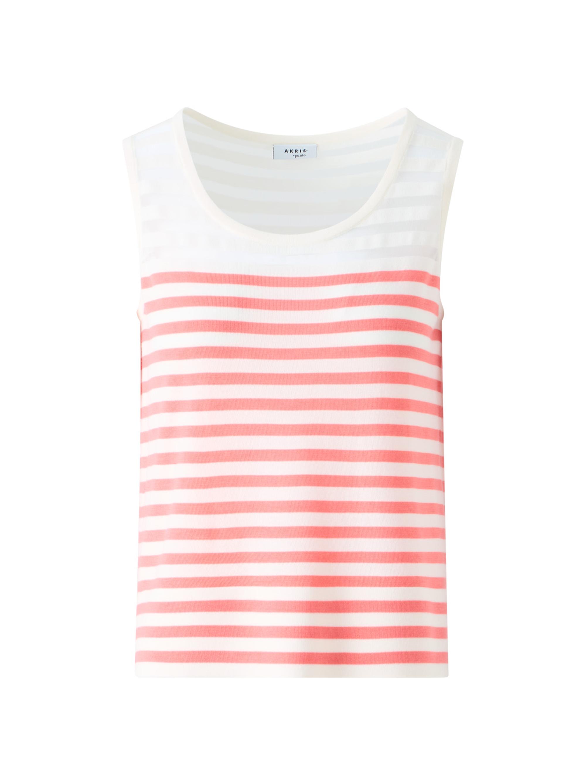 Akris punto Women's Kodak Stripe Wool-Blend Tank - Cream Rose