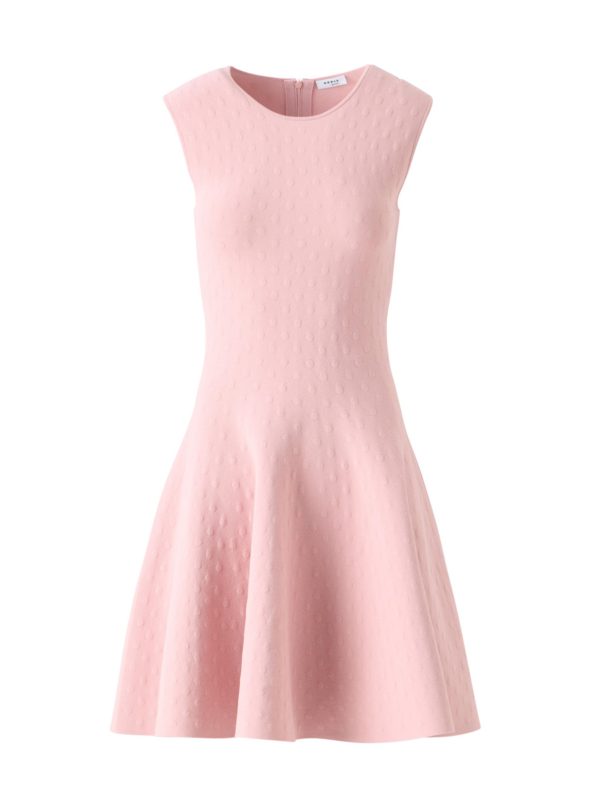 Akris punto Women's Intarsia Dot Sleeveless Minidress - Rose