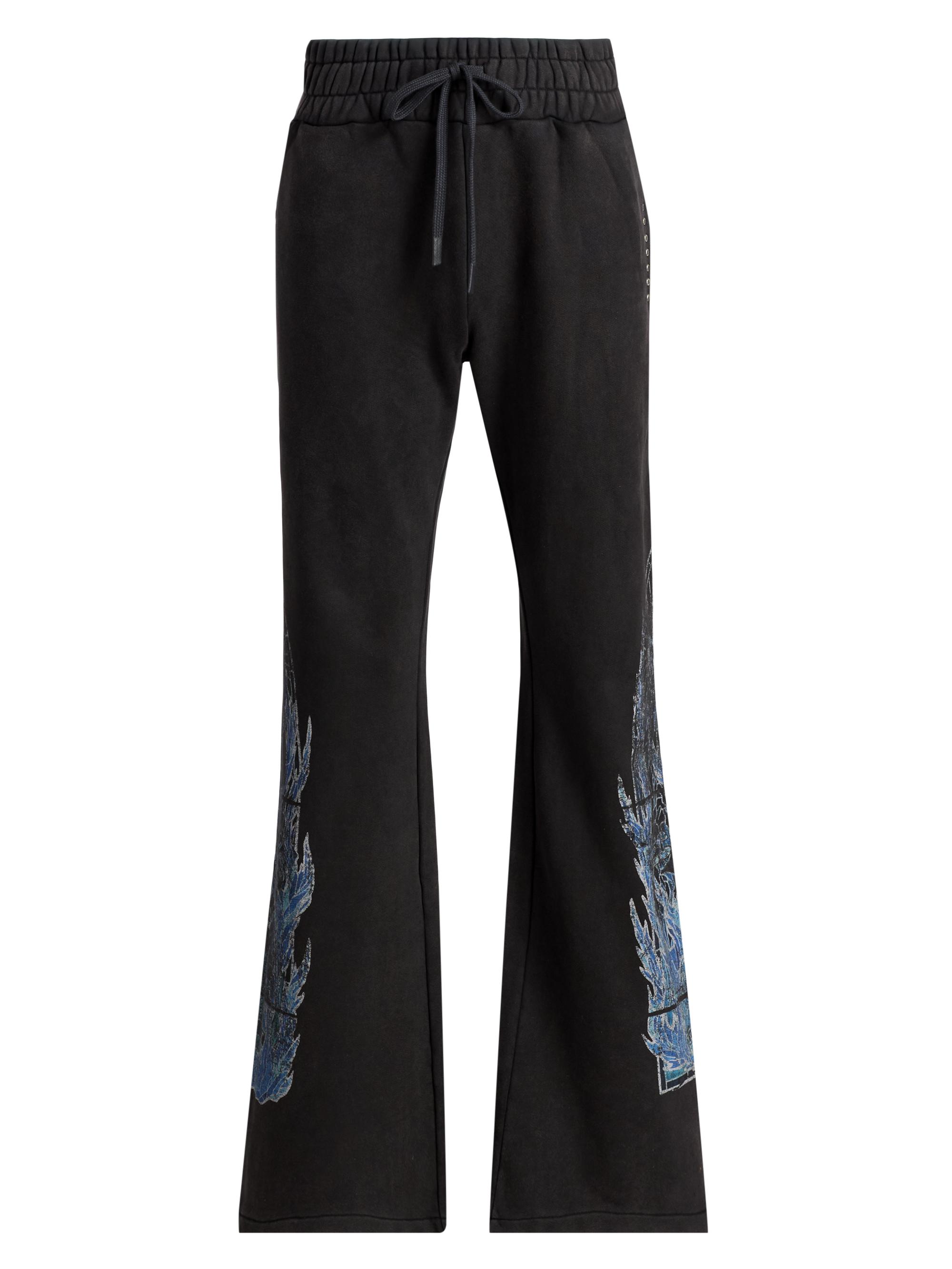 Who Decides War Men's Flame Glass Hardware Sweatpants - Coal