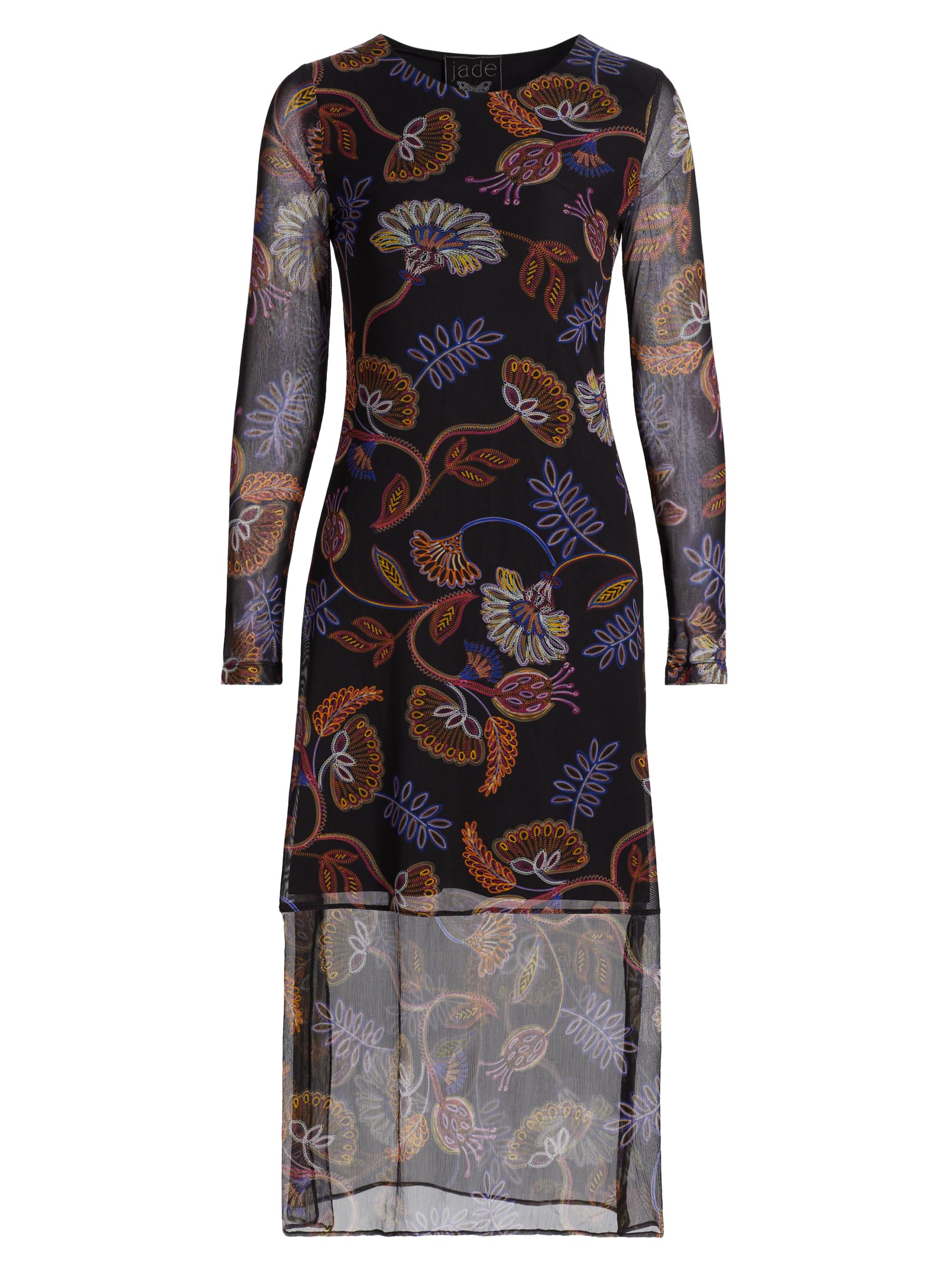 Johnny Was Women's Tulus Floral Mesh Midi-Dress - Ginnie