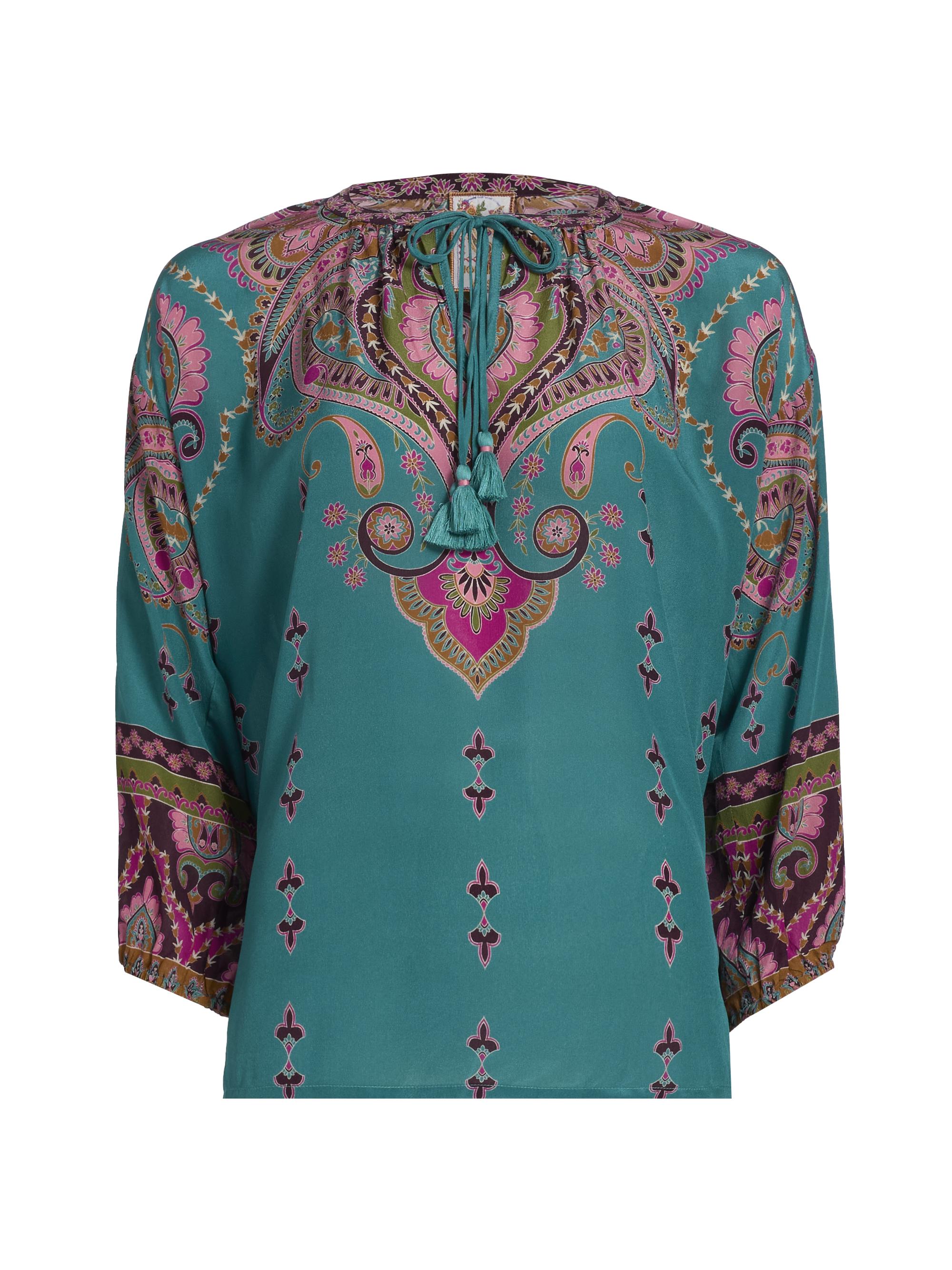 Johnny Was Women's Margot Angelia Silk Blouse - Angelia