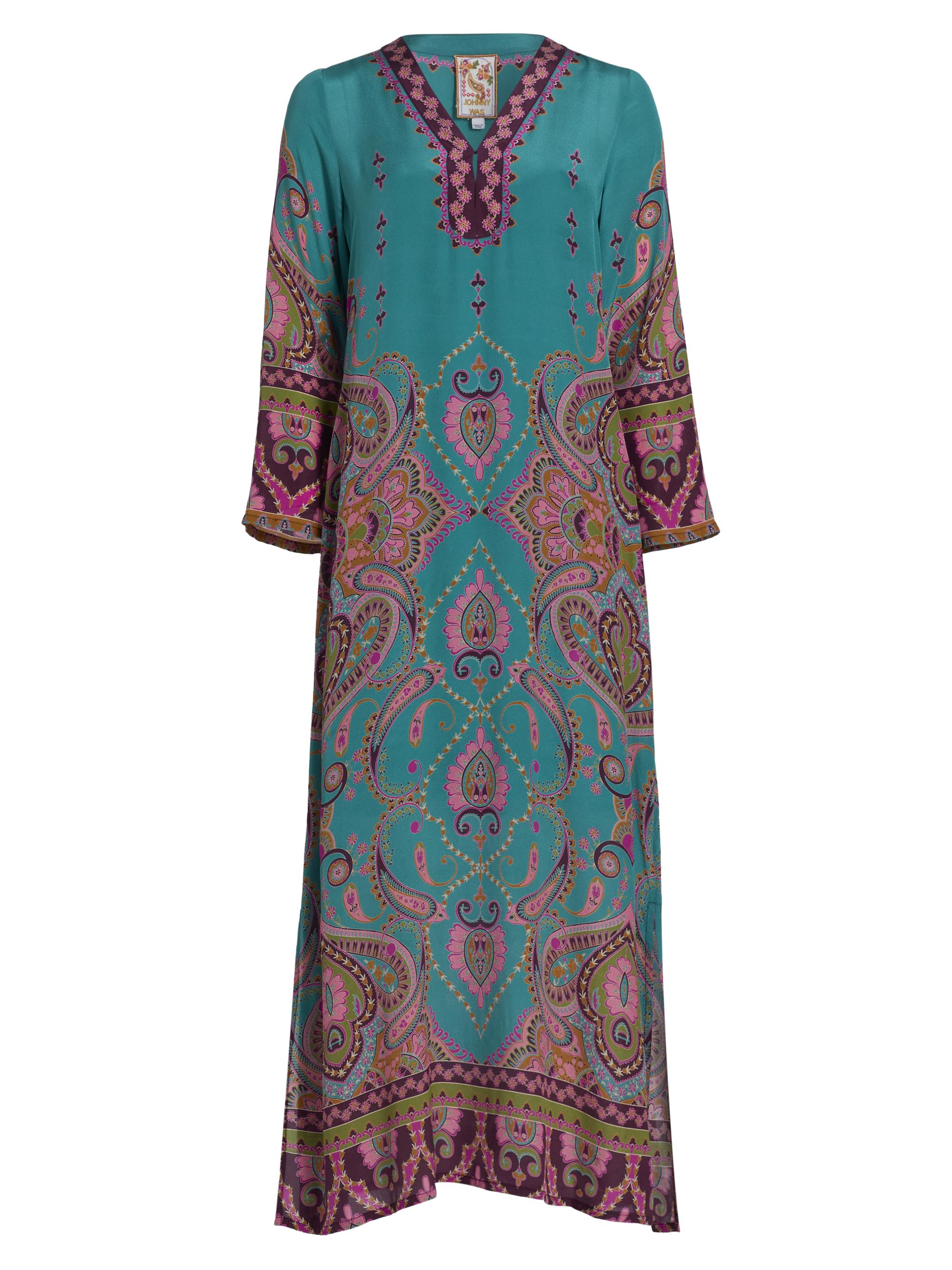 Johnny Was Women's Judith Silk Maxi Dress - Angelia