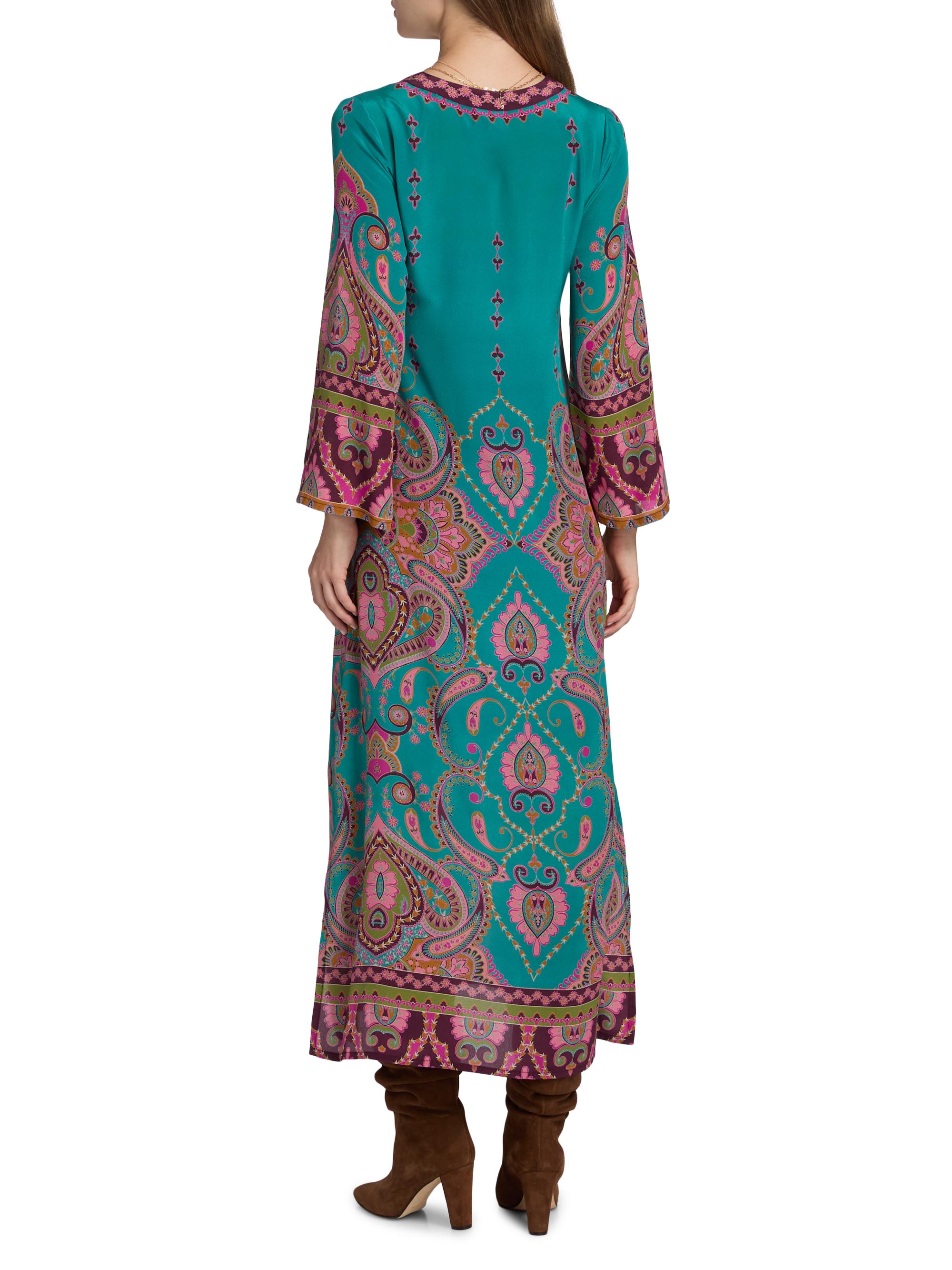 Johnny Was Judith Silk Maxi Dress | Saks Fifth Avenue