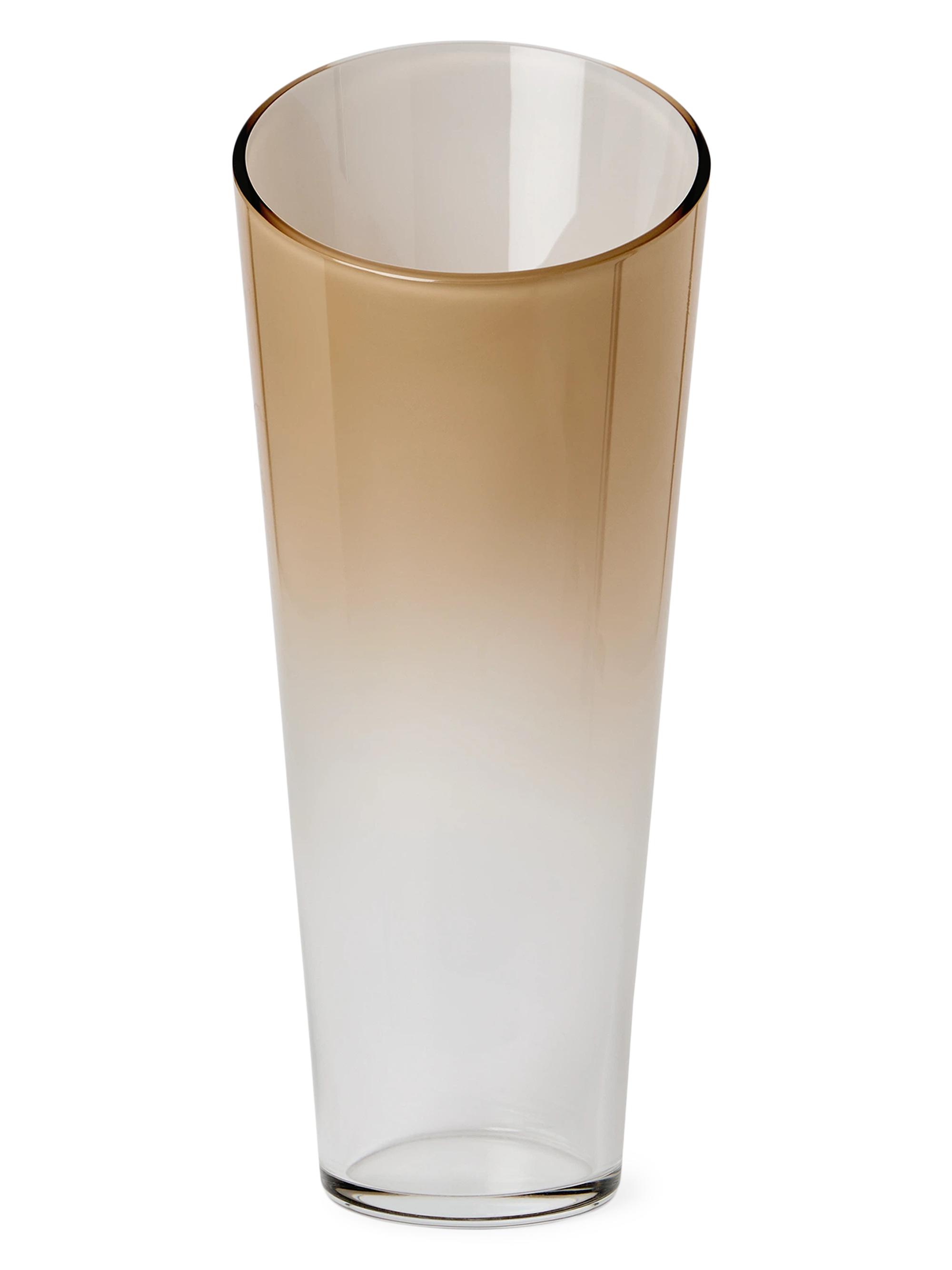 Brunello Cucinelli Nuanced Murano Glass Vase - Brown