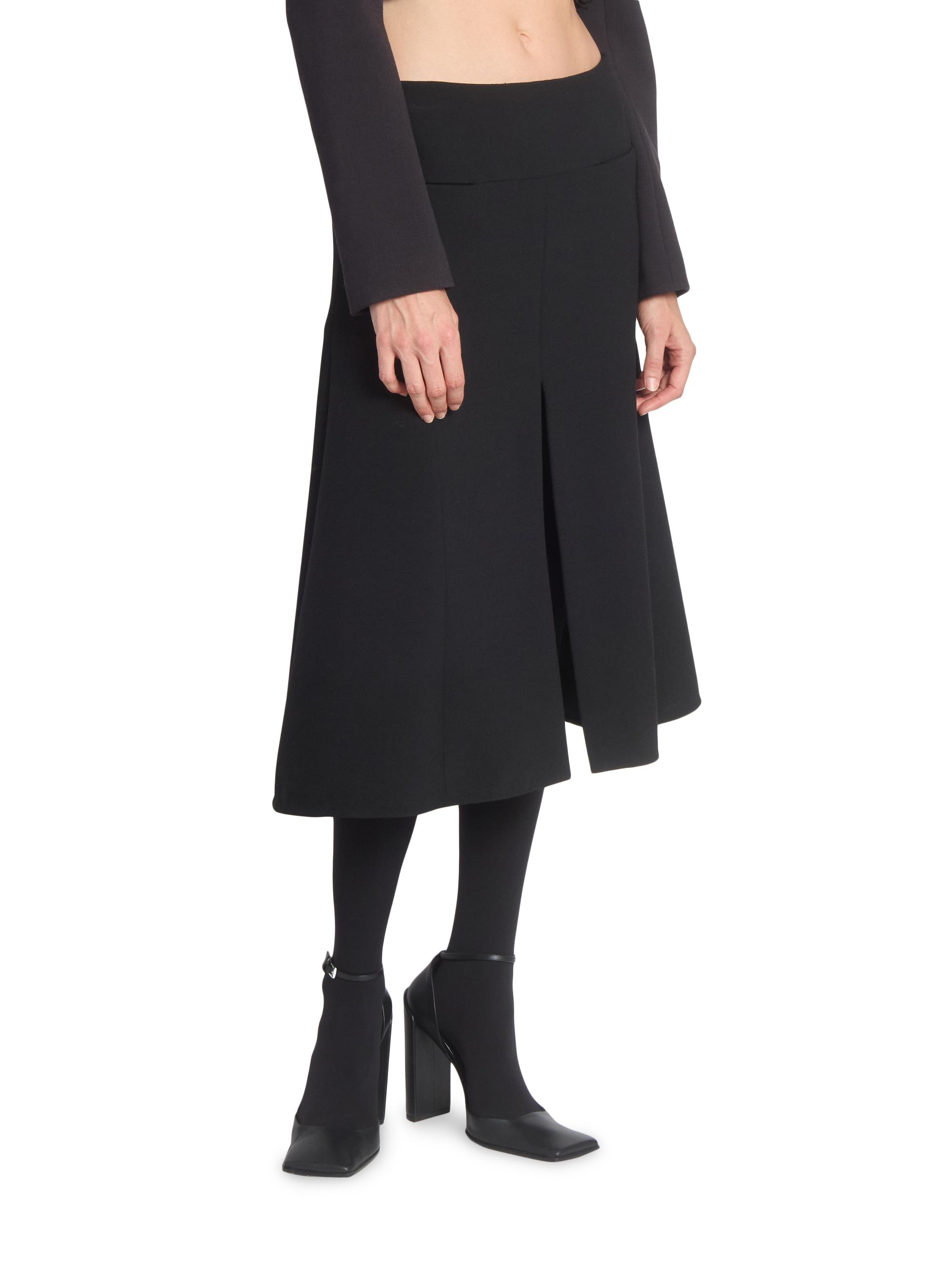 Alaïa Wool-Blend Slit Midi-Skirt | Saks Fifth Avenue