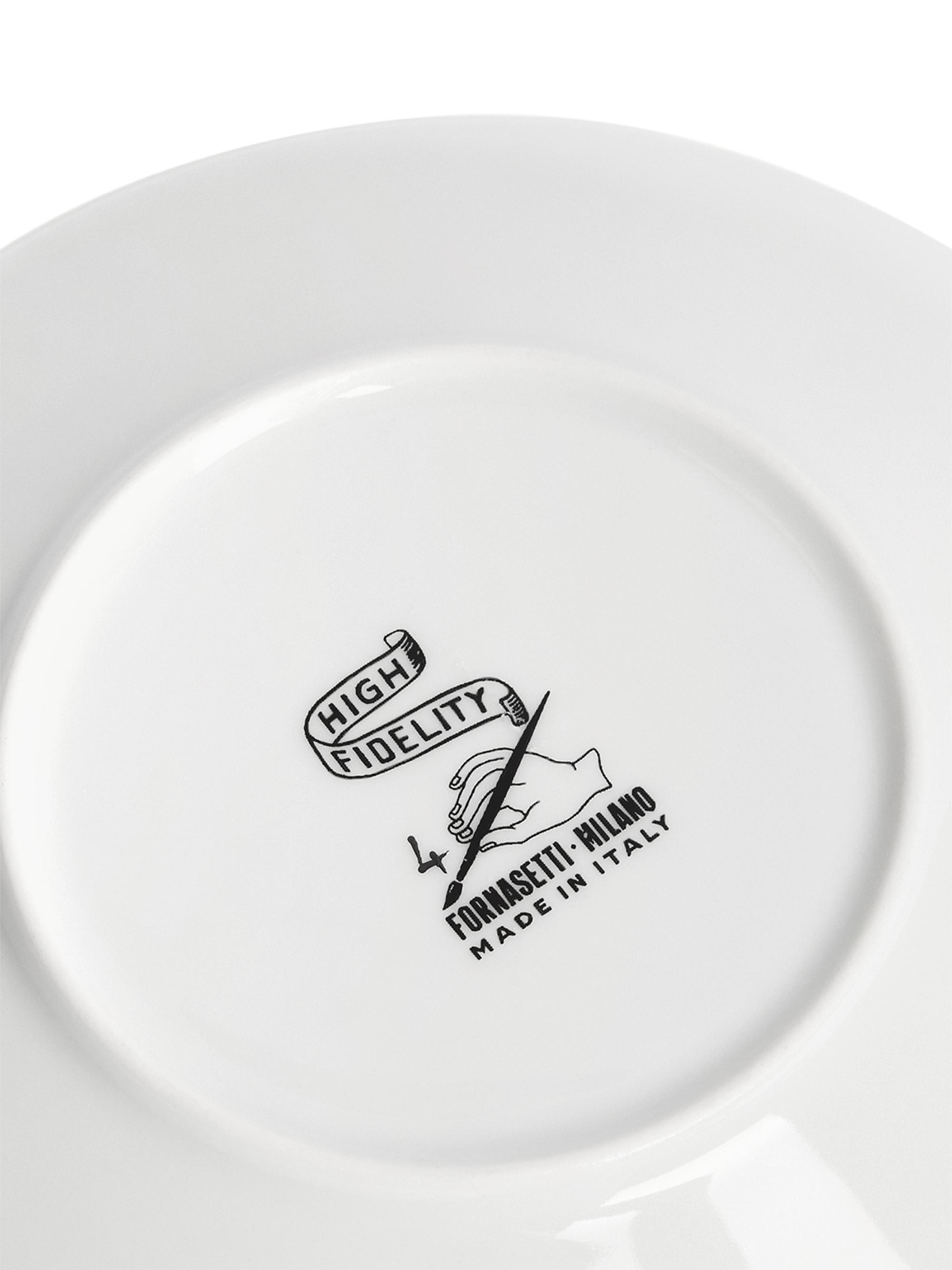 Fornasetti High Fidelity 2-Piece Teacup & Saucer Set | Saks Fifth