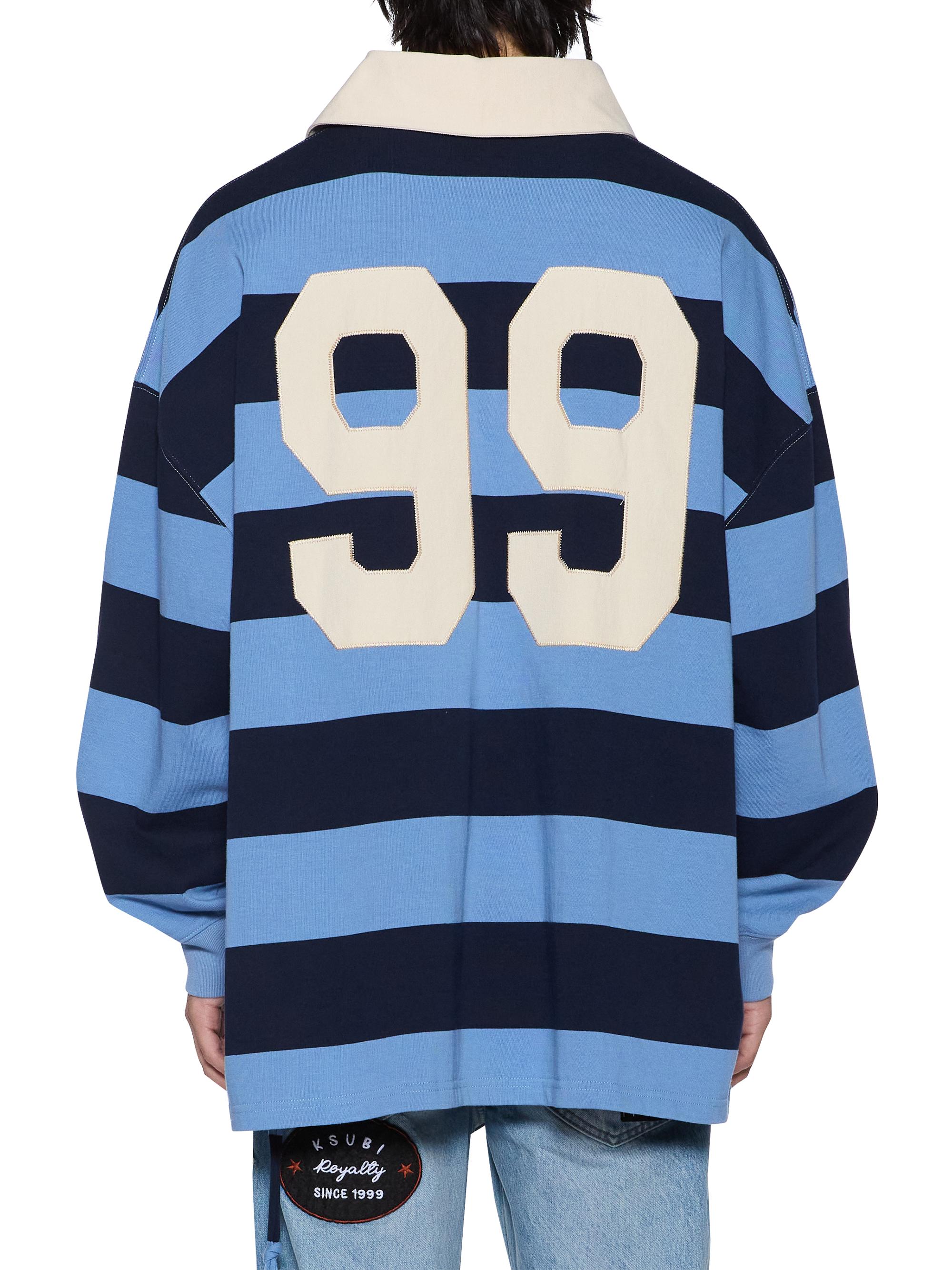 Neo Nostalgia Striped Cotton Rugby Sweater
