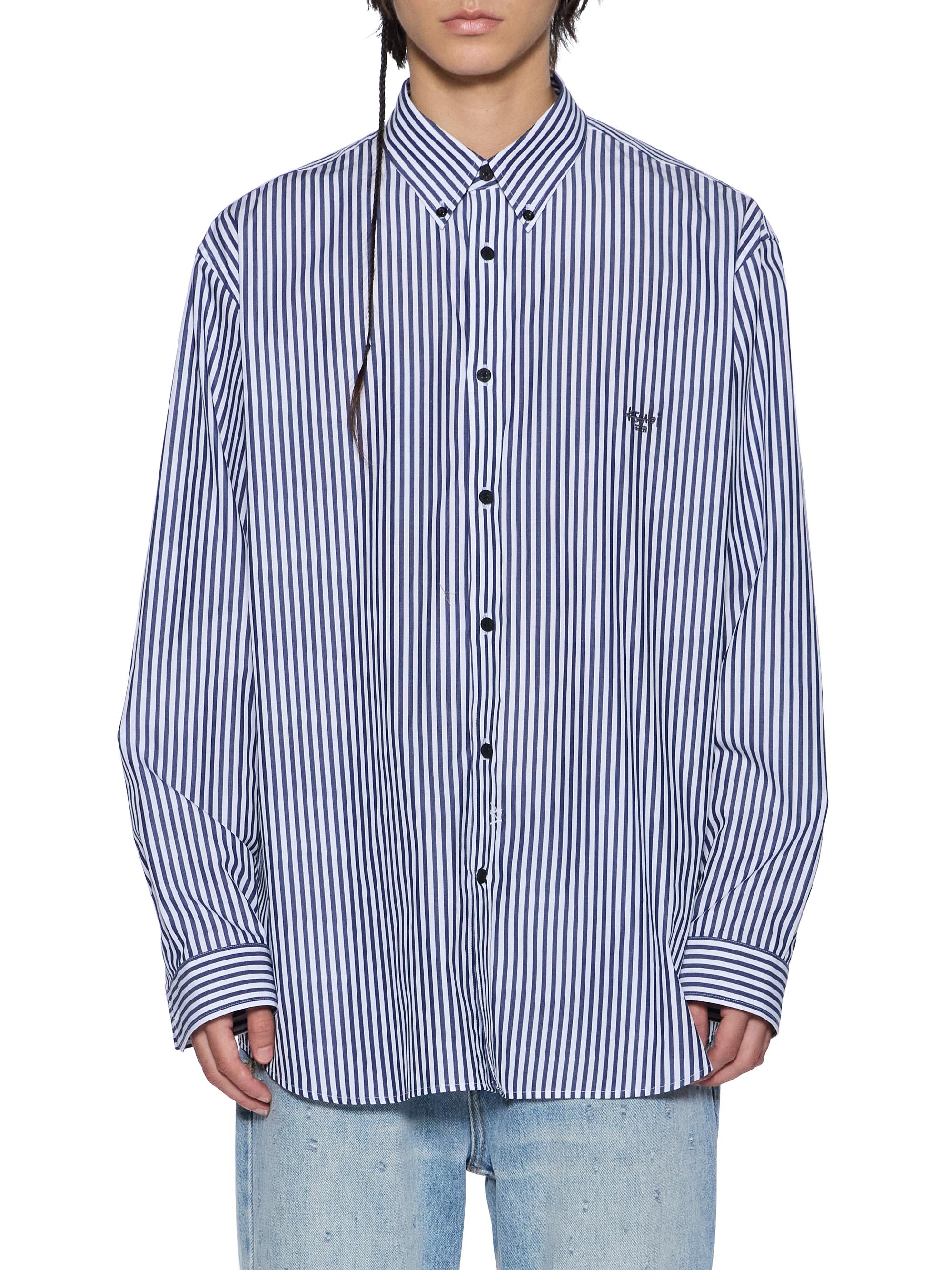Ksubi Men's Neo Nostalgia Striped Logo Cotton Shirt - Assorted