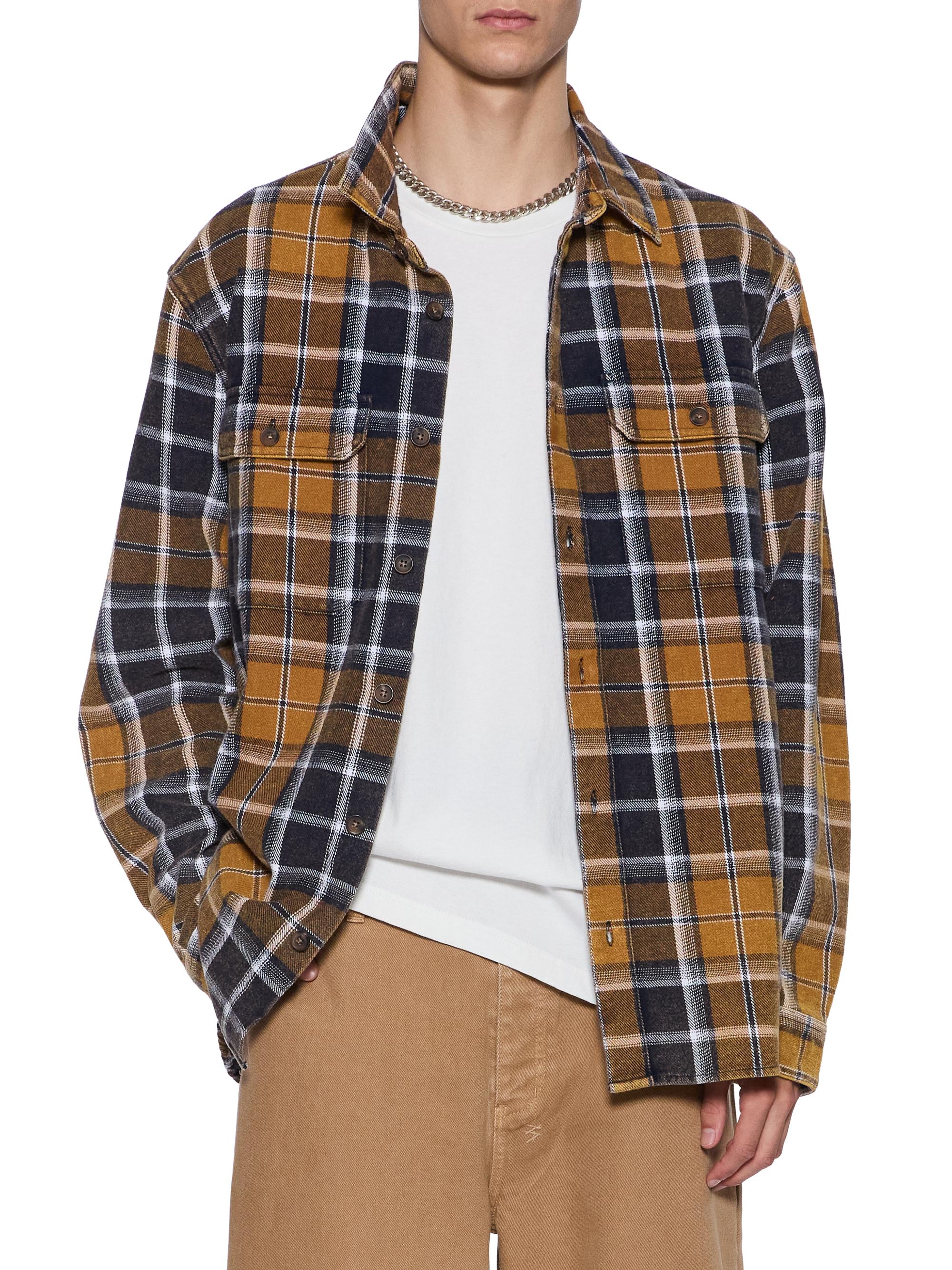 Ksubi Men's Neo Nostalgia Rosebowl Check Logo Shirt - Navy