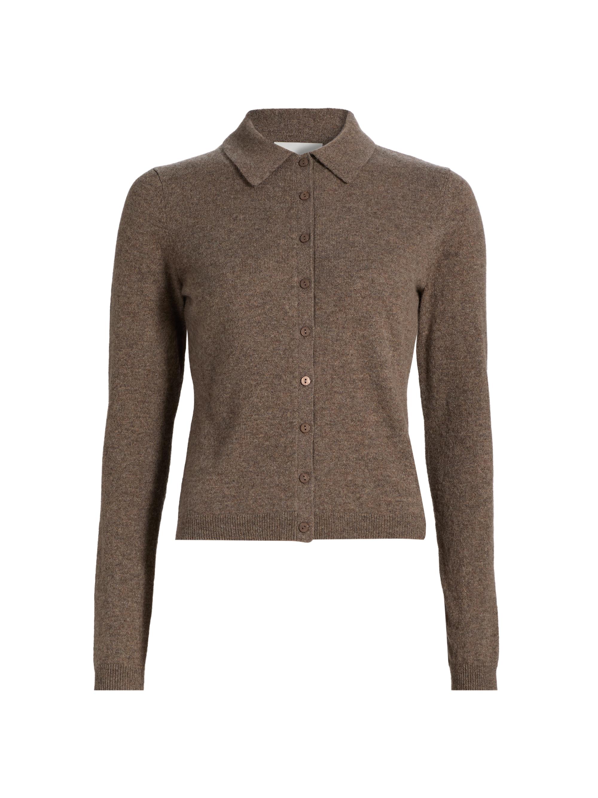 Reformation Women's Florentina Cashmere Cardigan - Cocoa