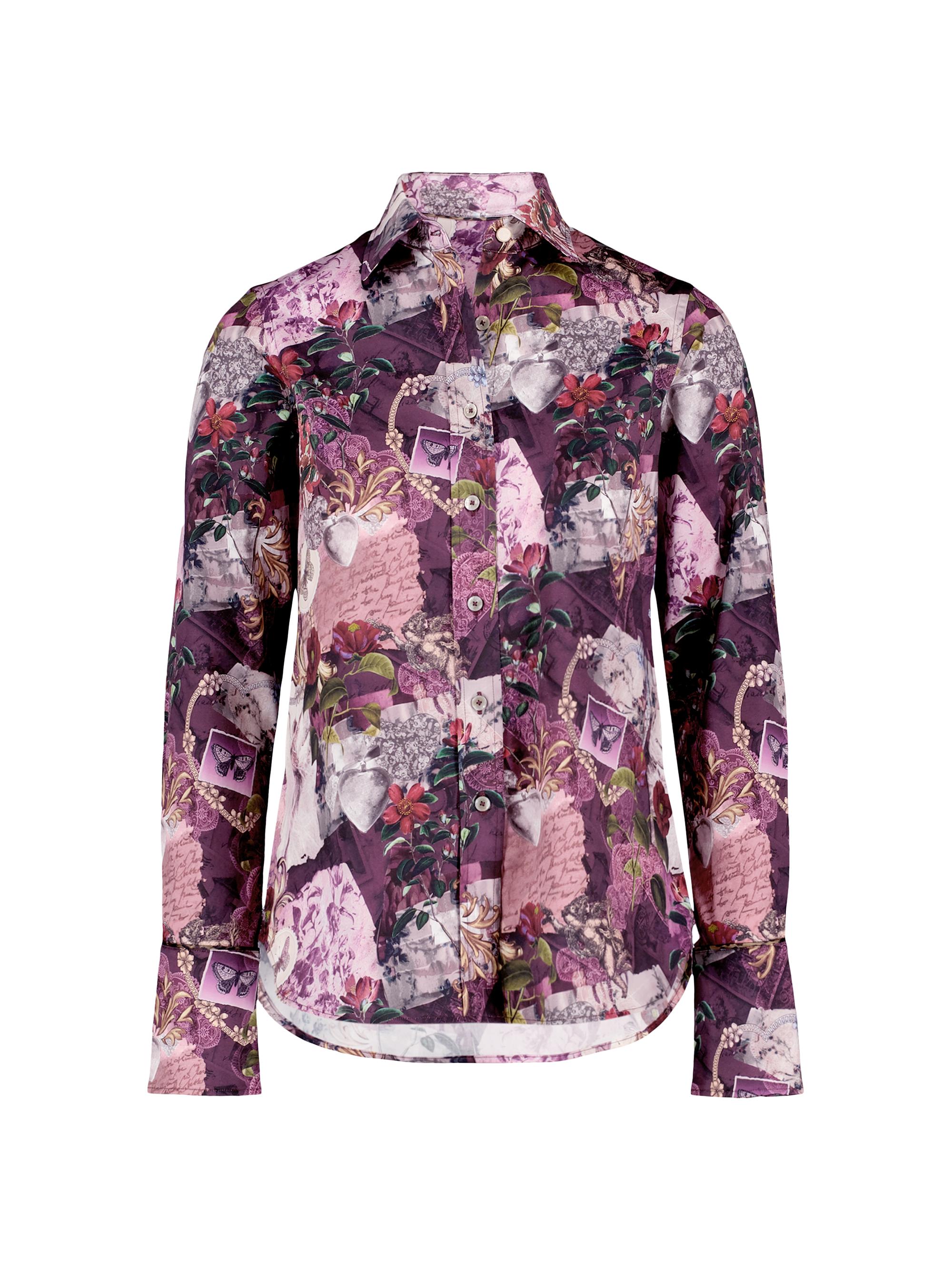 Robert Graham Women's Priscilla Collage-Inspired Print Shirt