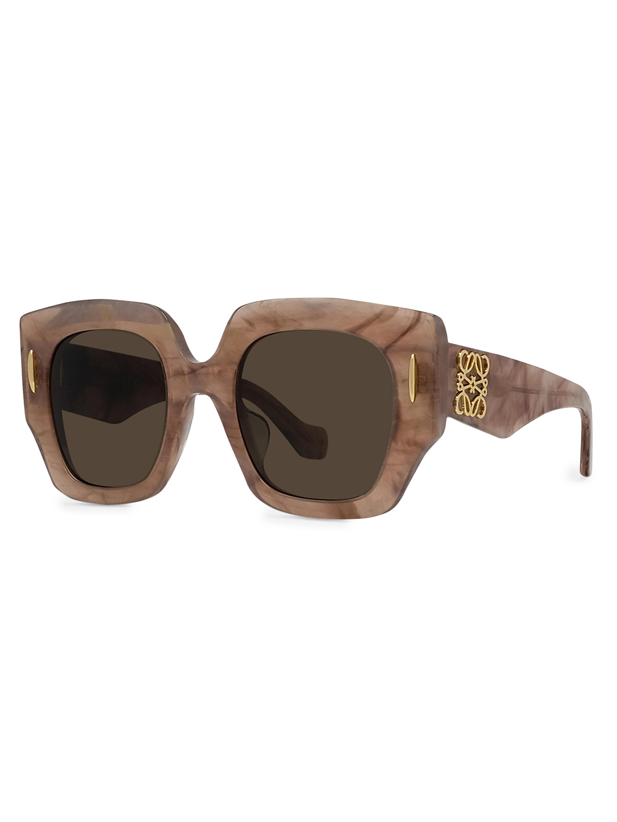 LOEWE Anagram 48MM Cat-Eye Sunglasses | Saks Fifth Avenue