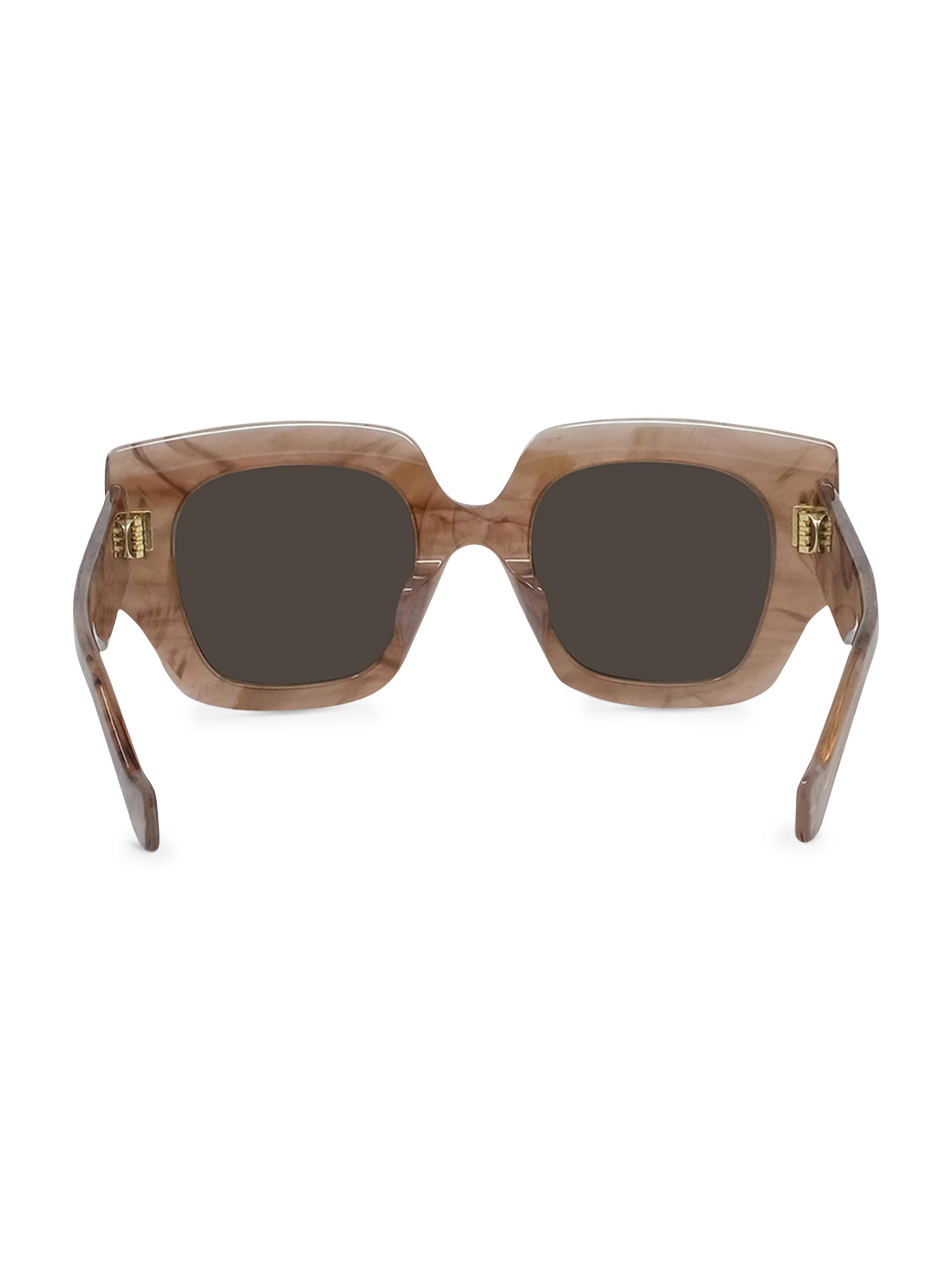 LOEWE 50MM Square Sunglasses | Saks Fifth Avenue