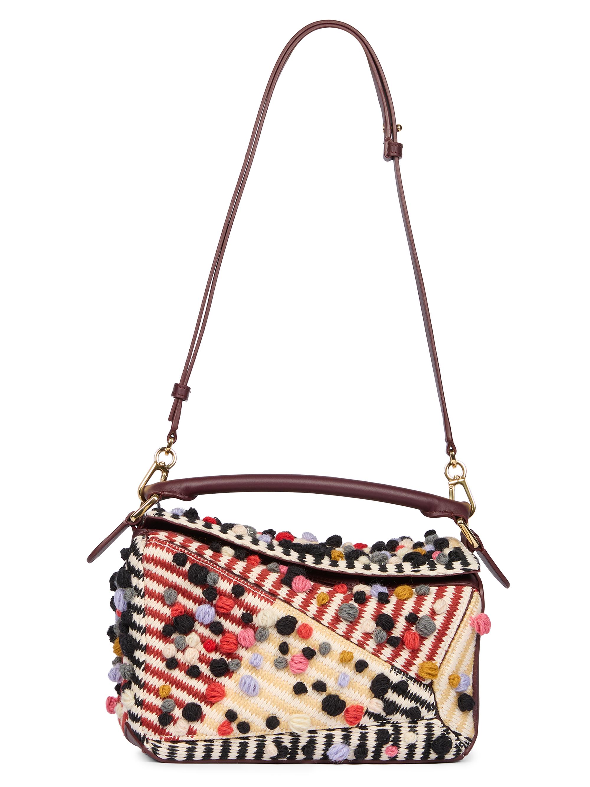 LOEWEバッグ LOEWE Black x Albers Leather Hammock Top-Handle Bag | Harrods US