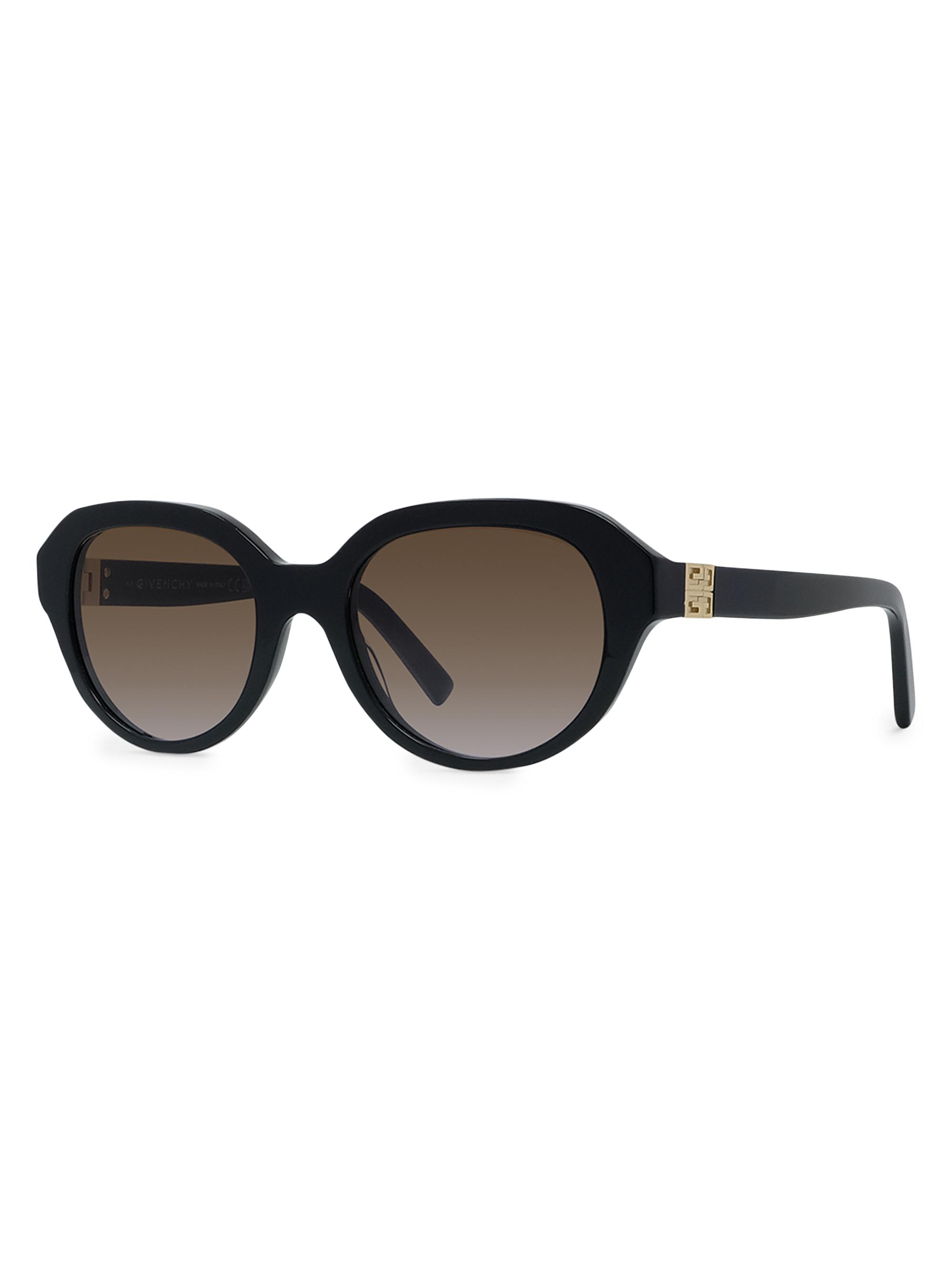 Givenchy Women's 4G 53MM Round Sunglasses - Black