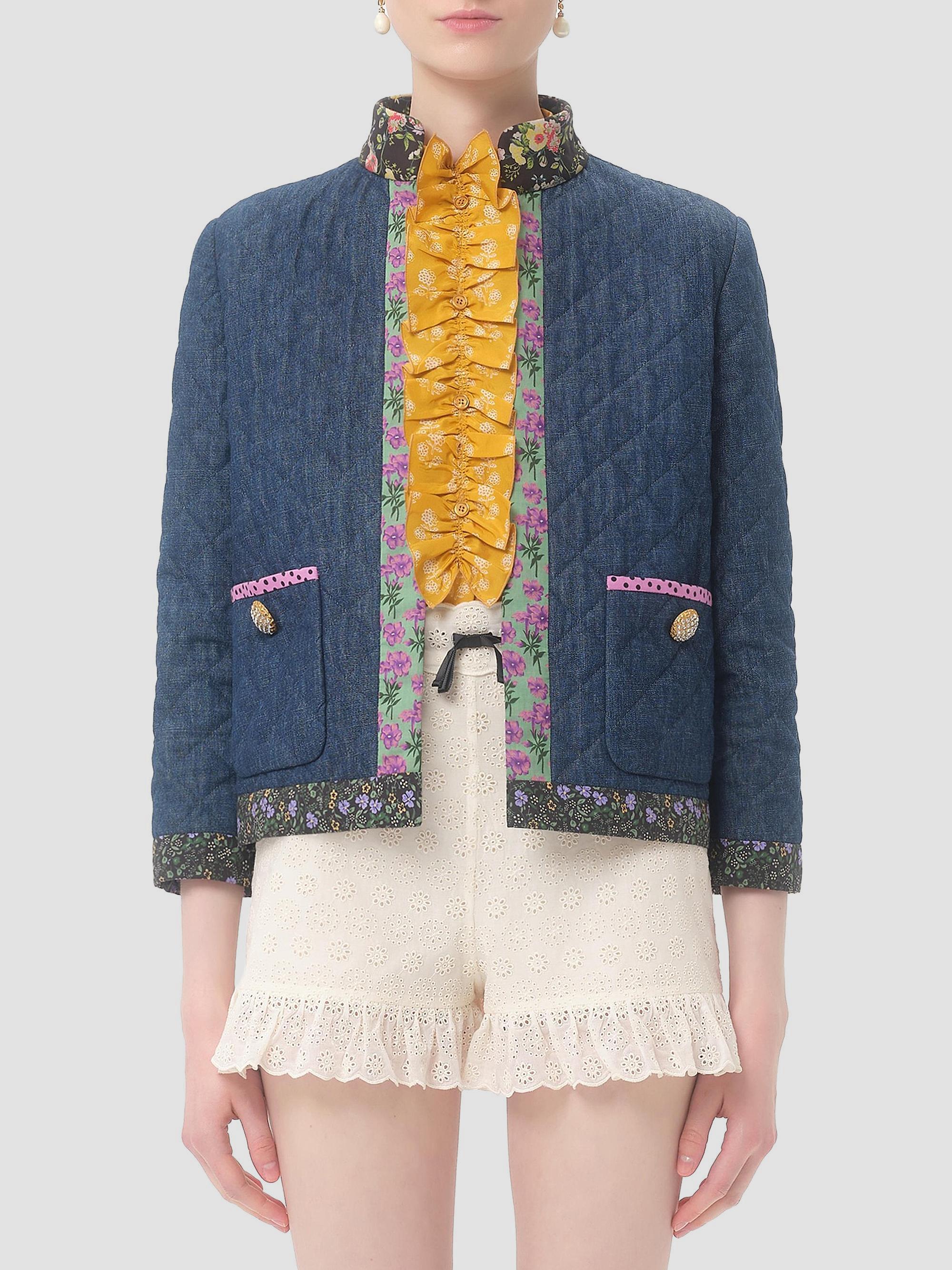 Valentino Garavani Chambray Denim Jacket | Saks Fifth Avenue