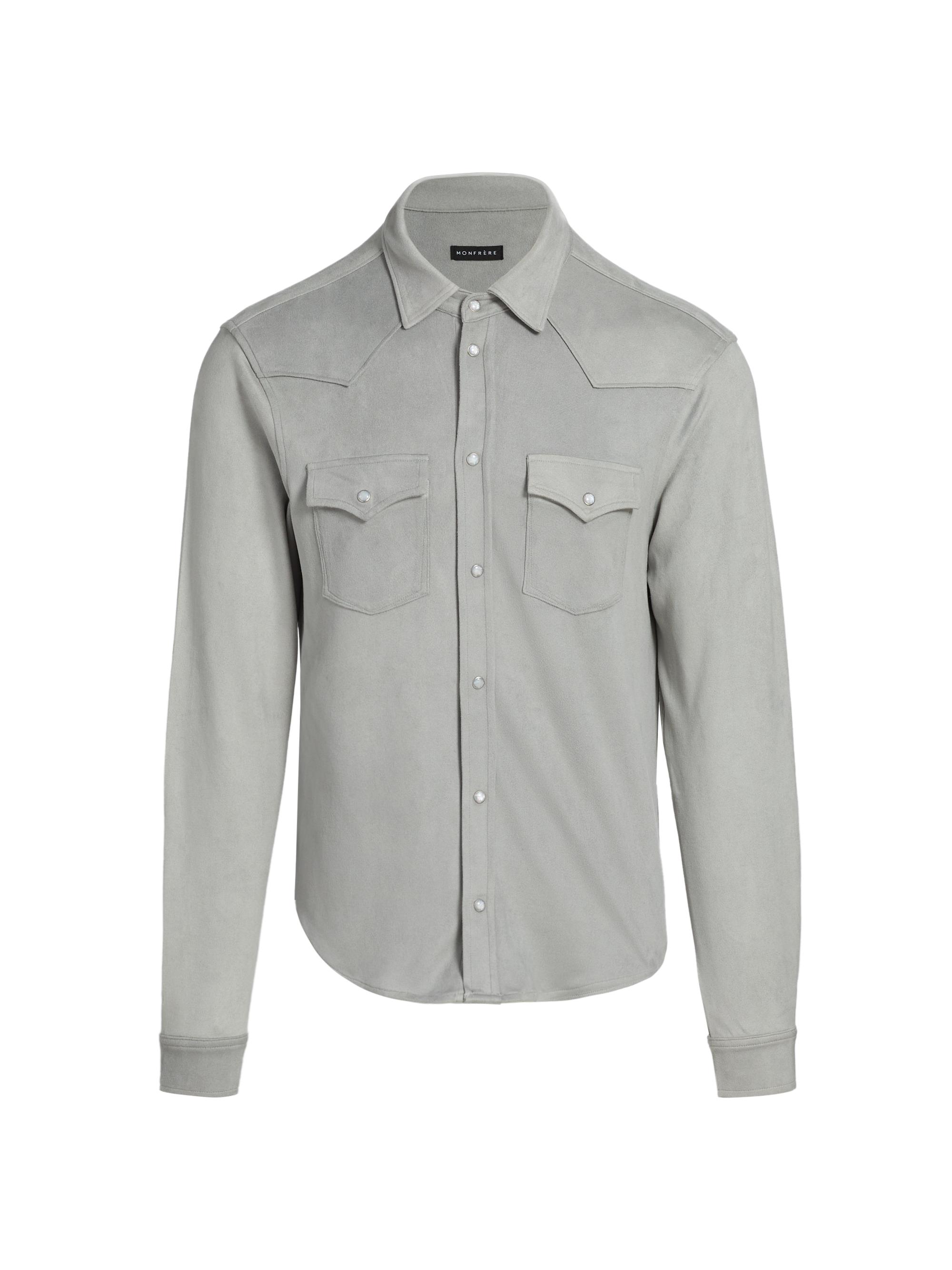 Monfrère Men's Eastwood Western Shirt - Steel