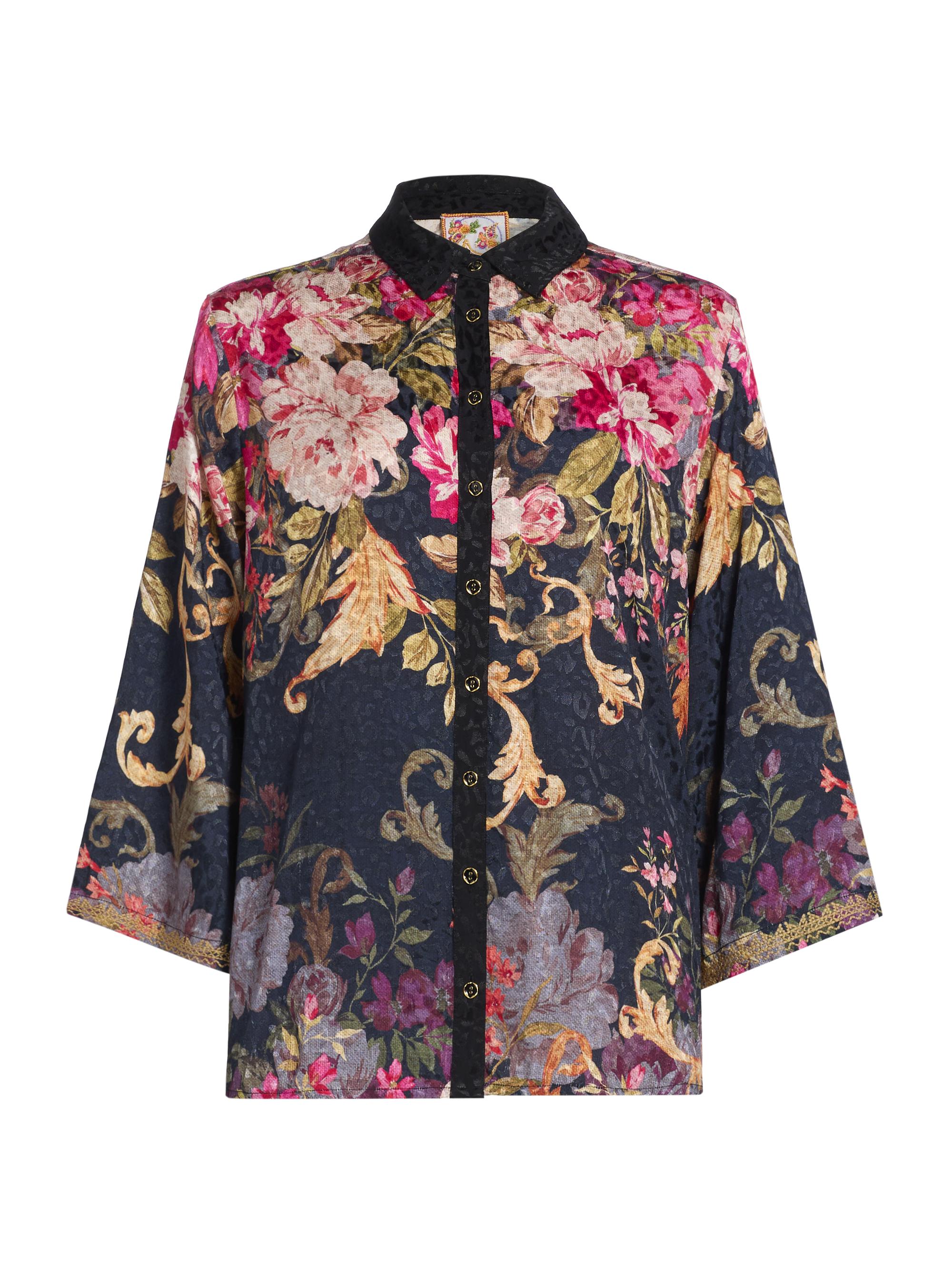 Johnny Was Women's Cherie Floral-Print Shirt - Cheri