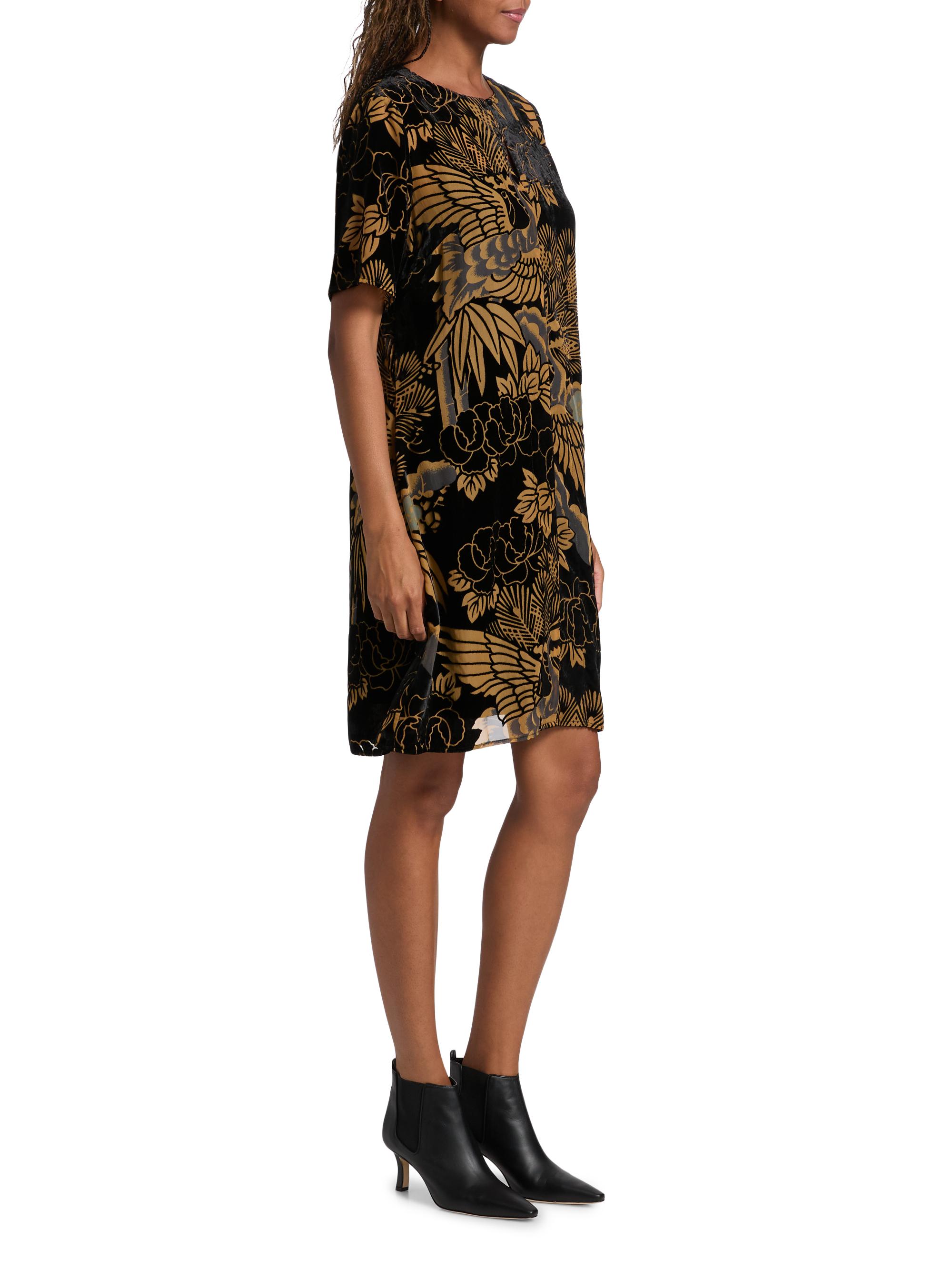 Johnny Was Lyla Printed Knee-Length Dress Saks Fifth Avenue