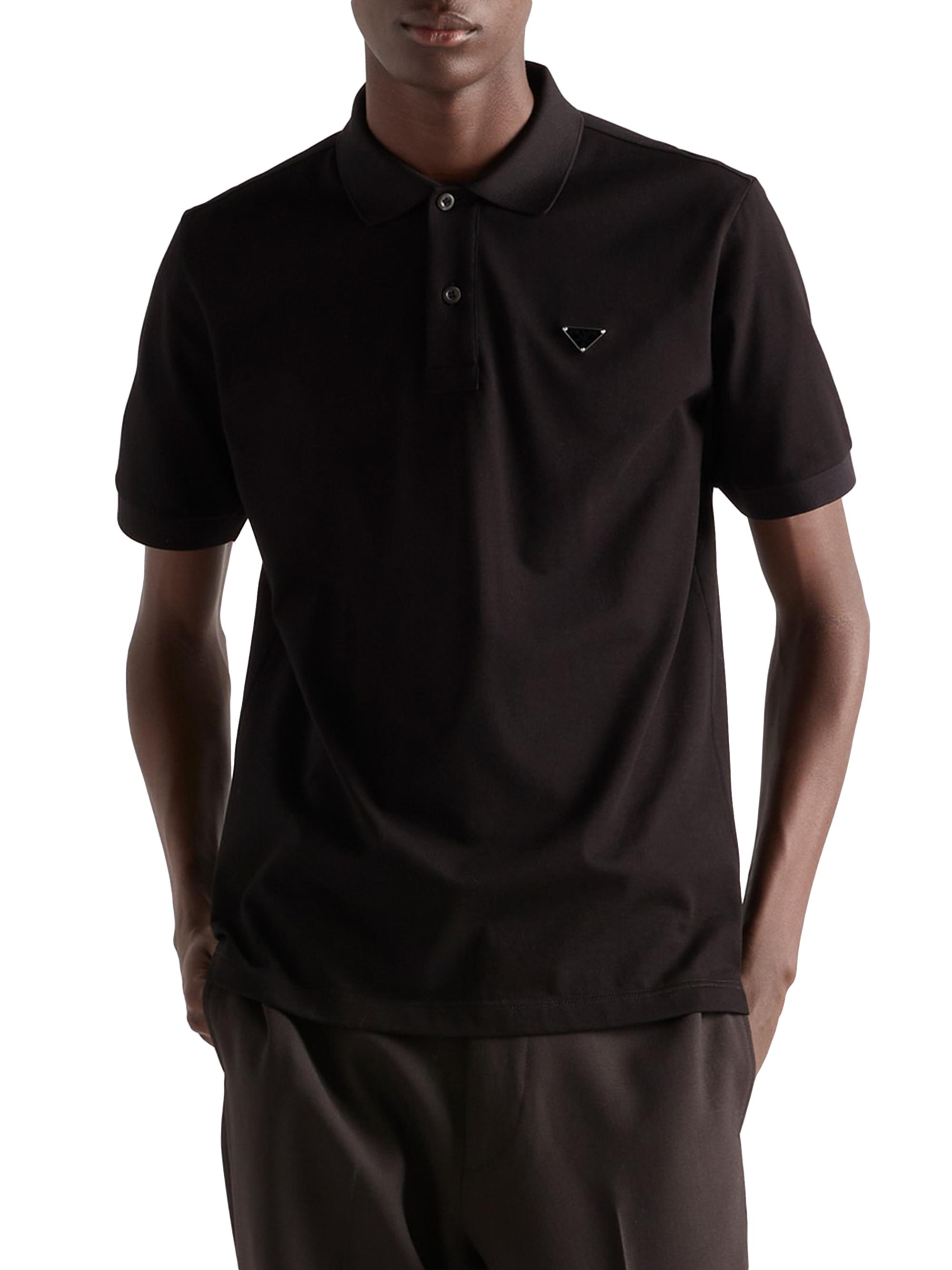 PRADA ポロ Prada Piqué Polo Shirt | Saks Fifth Avenue