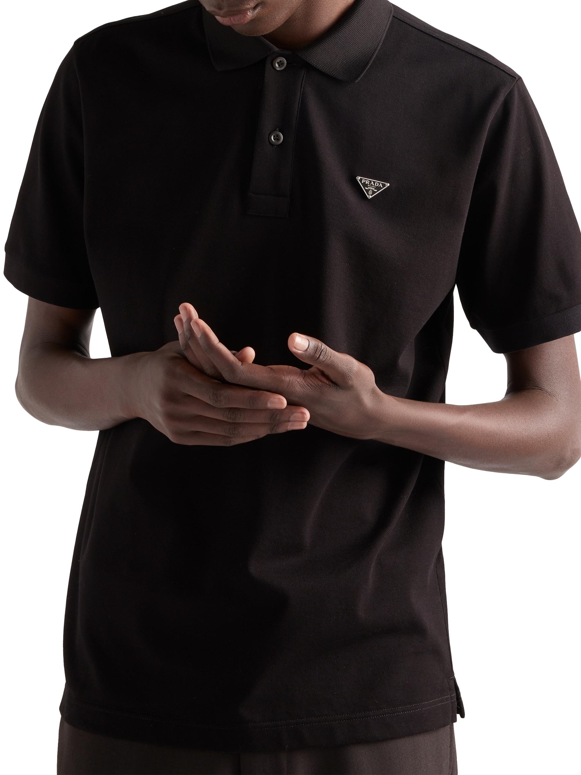 Prada Piqué Polo Shirt | Saks Fifth Avenue