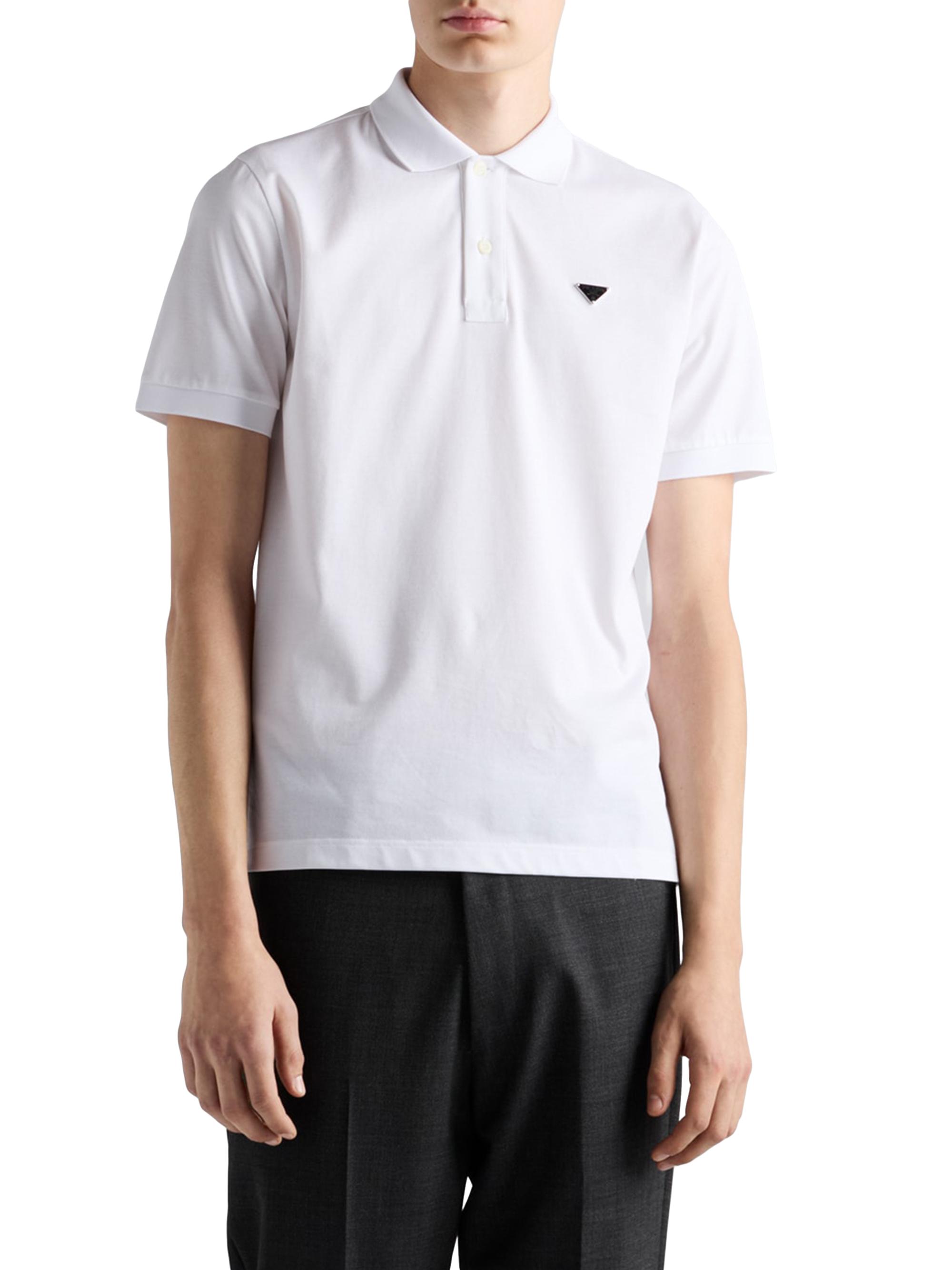 Prada Piqué Polo Shirt | Saks Fifth Avenue