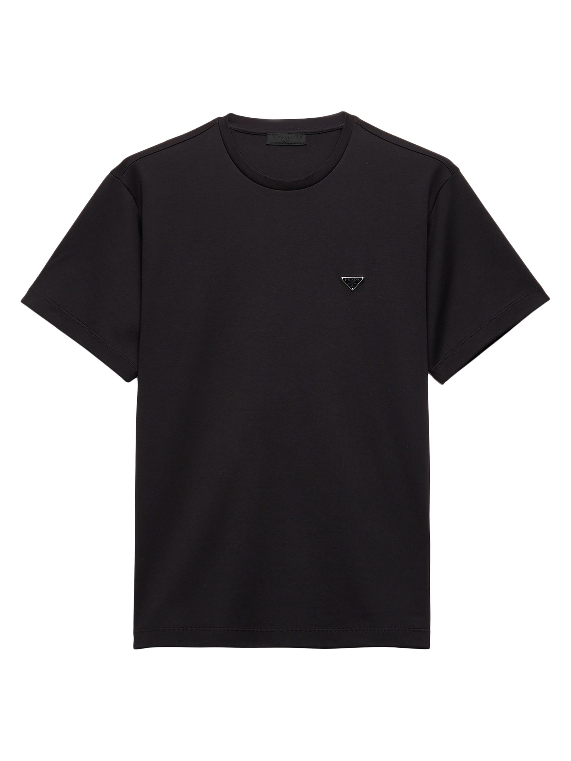 Prada Stretch Cotton T-Shirt | Saks Fifth Avenue