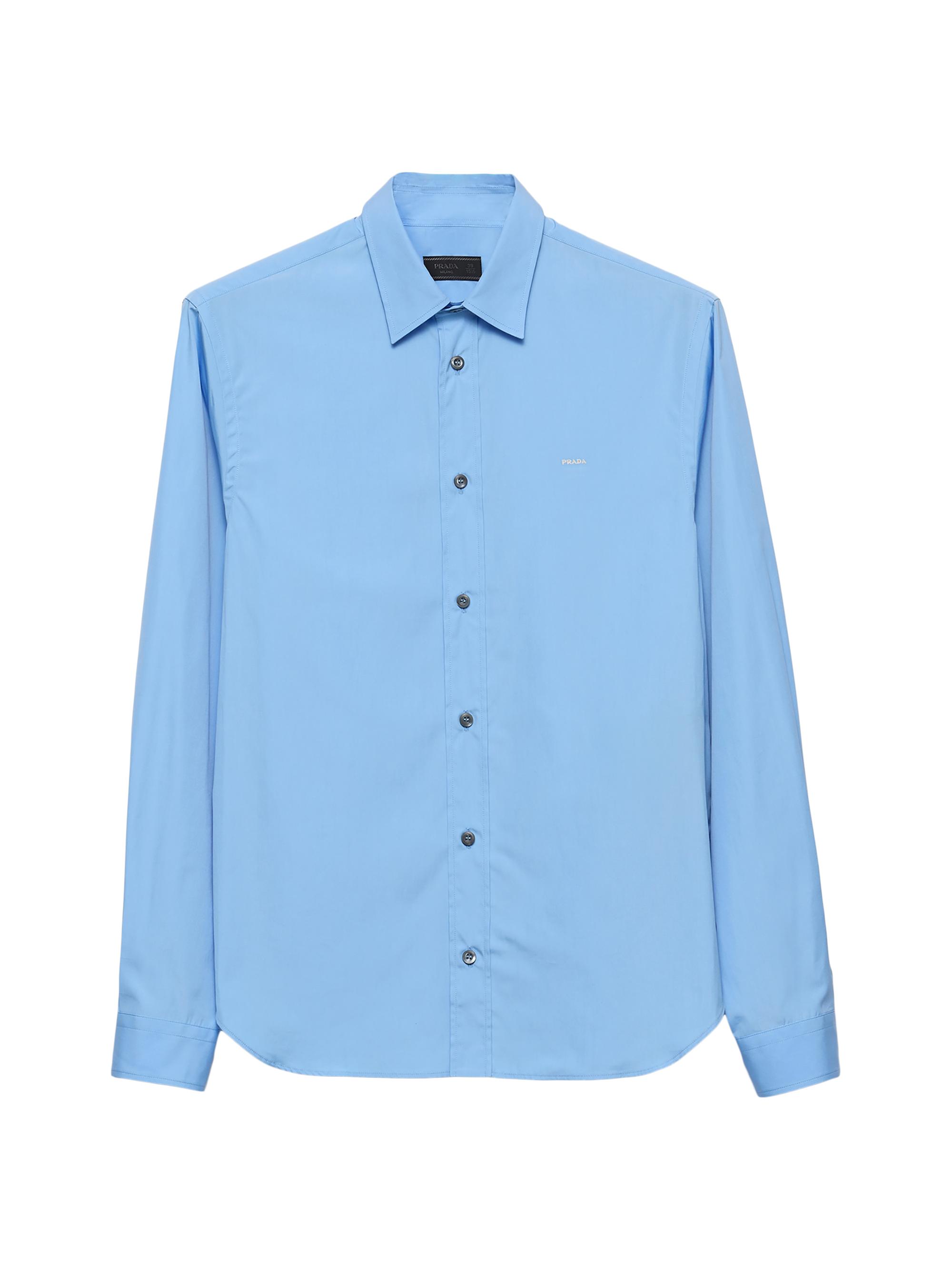Prada Men's Cotton Shirt - Blue