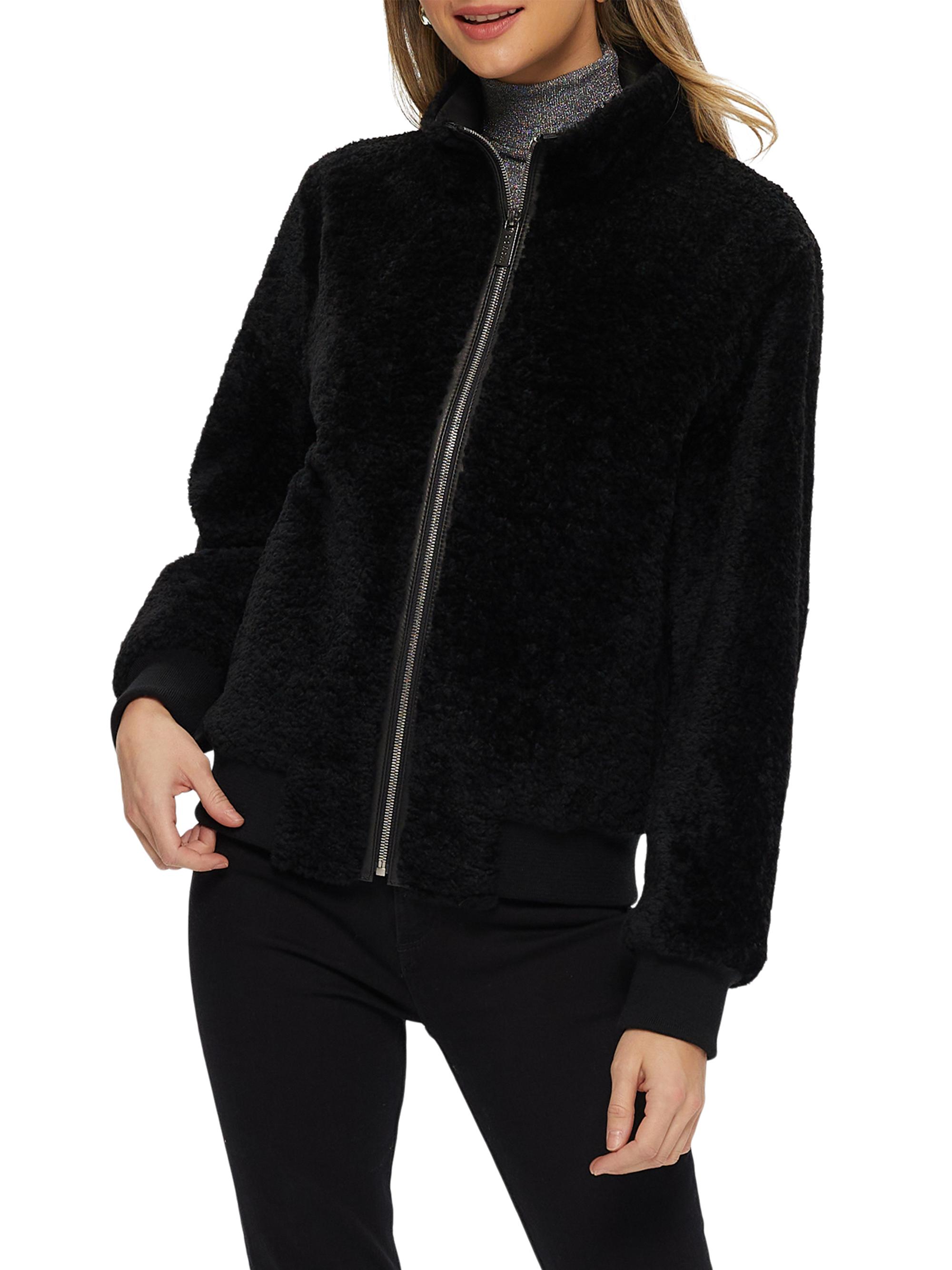 Gorski Shearling Lamb Bomber Jacket with Leather Trim | Saks Fifth
