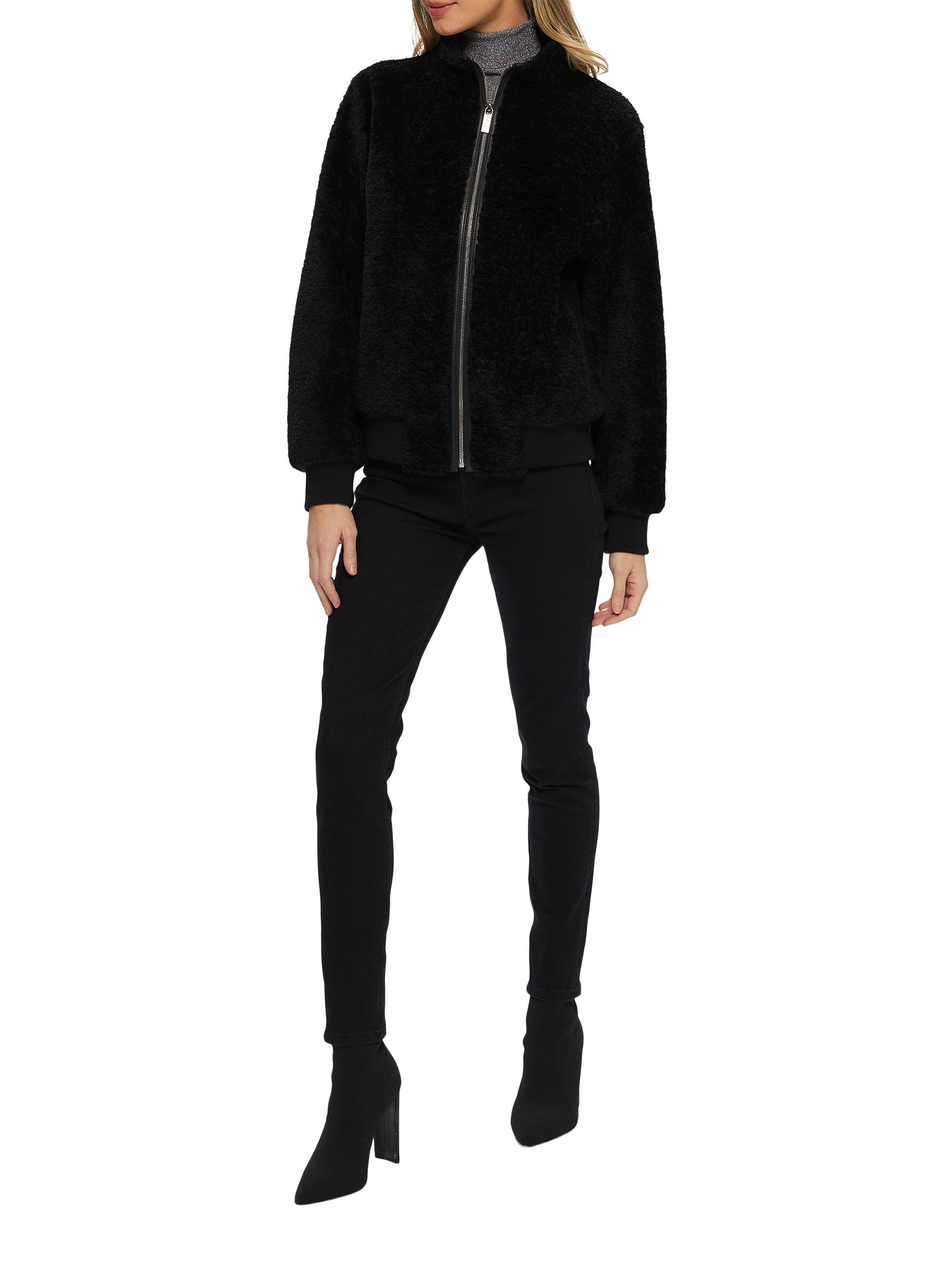Gorski Shearling Lamb Bomber Jacket with Leather Trim | Saks Fifth