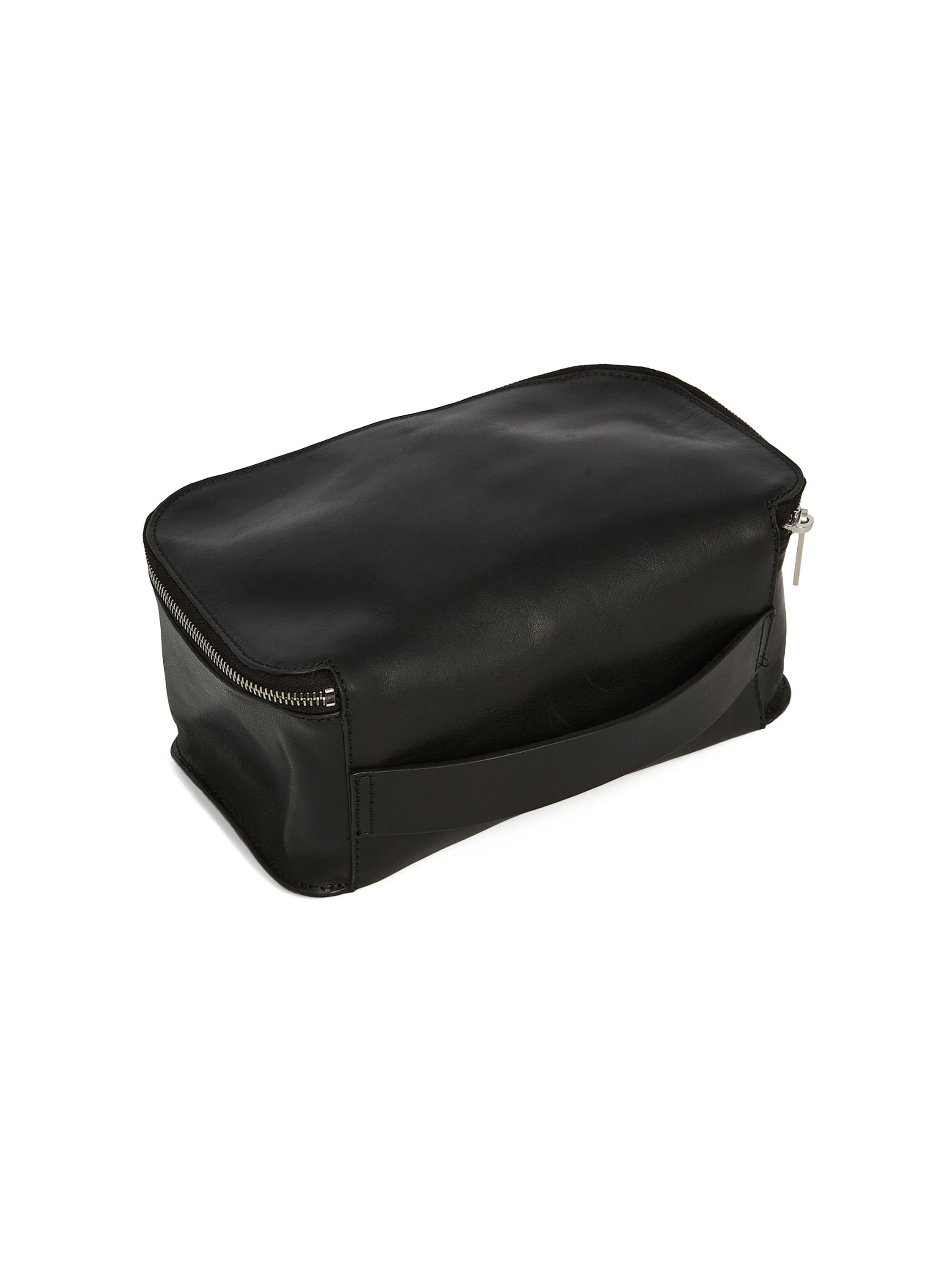 Rick Owens Medium Beauty Leather Travel Case | Saks Fifth Avenue